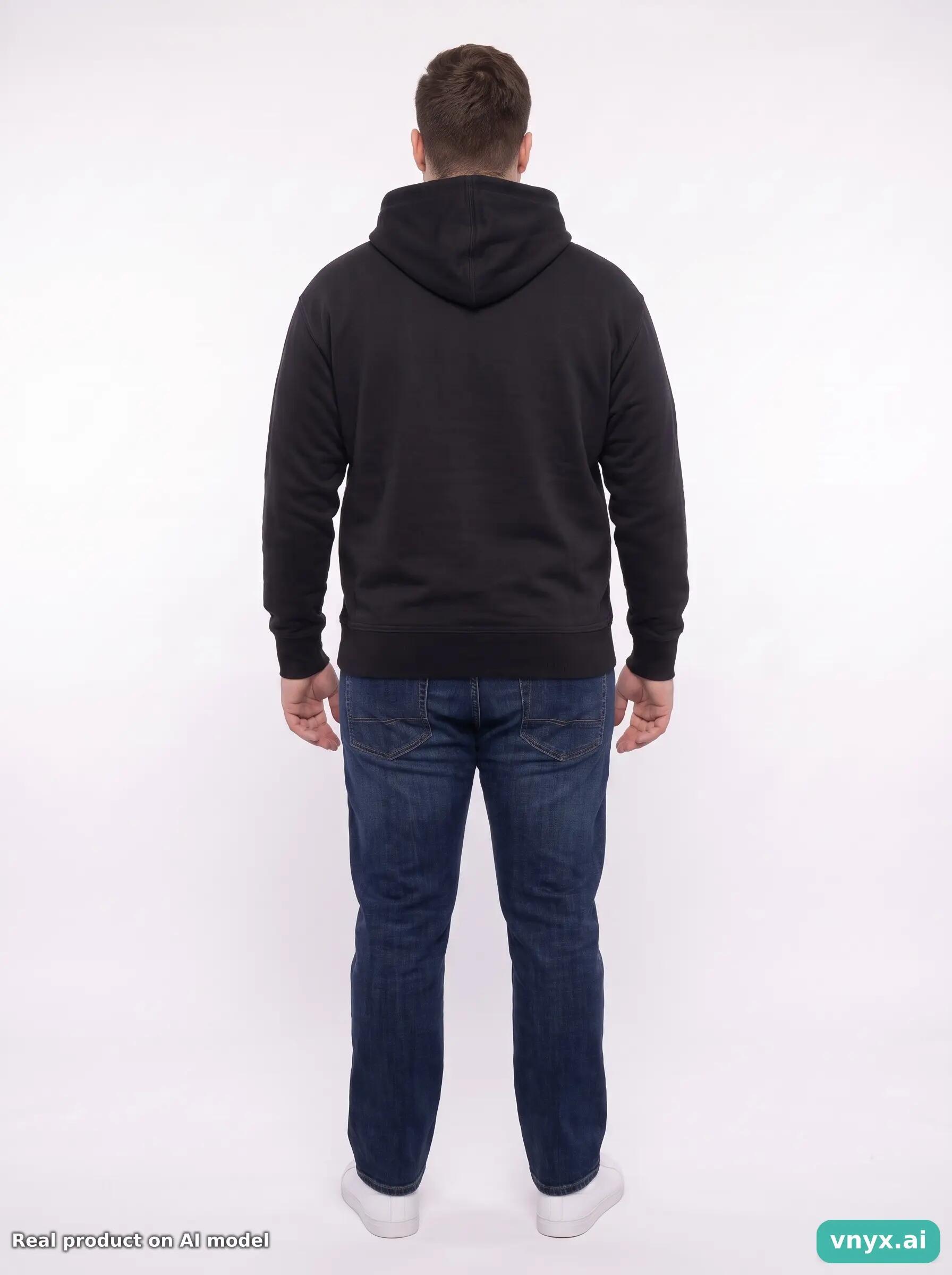 Second Life - Vintage Champion Black Hoodies Men L 4/5