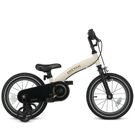 Luxe Kinderfahrrad 14 Zoll - 3-in-1 - Laufrad