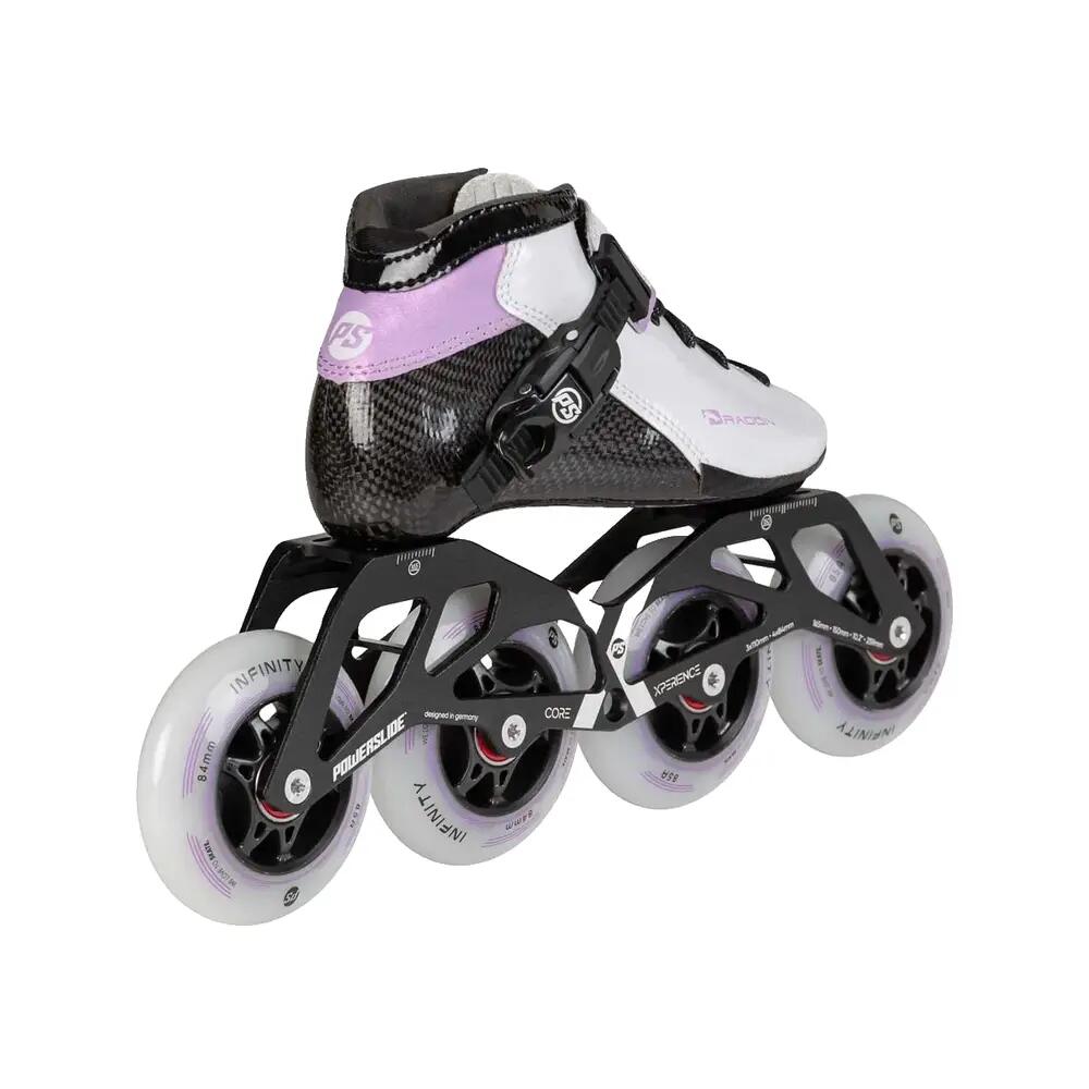 Rolki Powerslide Dragon 84 Białe 2/5