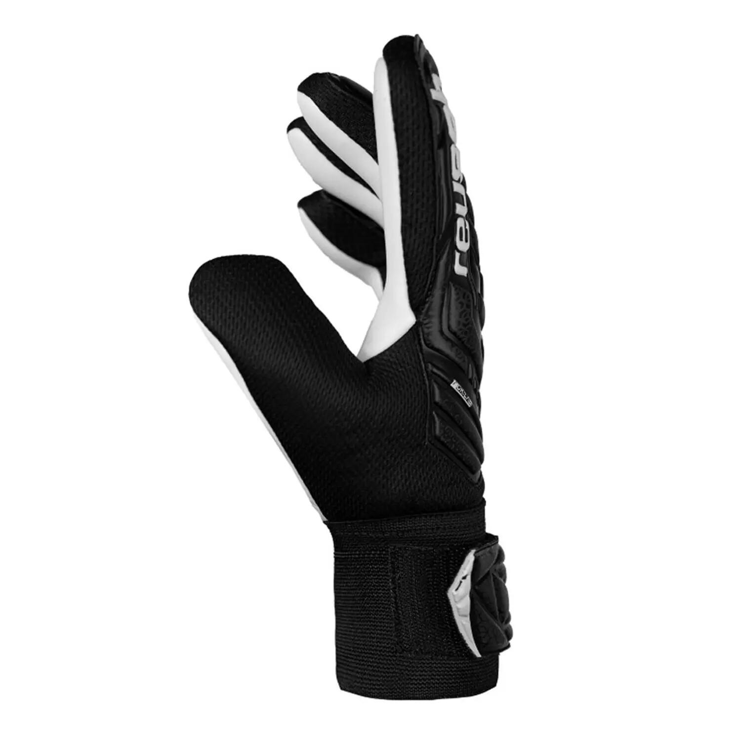 Guanti Da Portiere Bambini Reusch Attrakt Starter Solid Nero 3/4