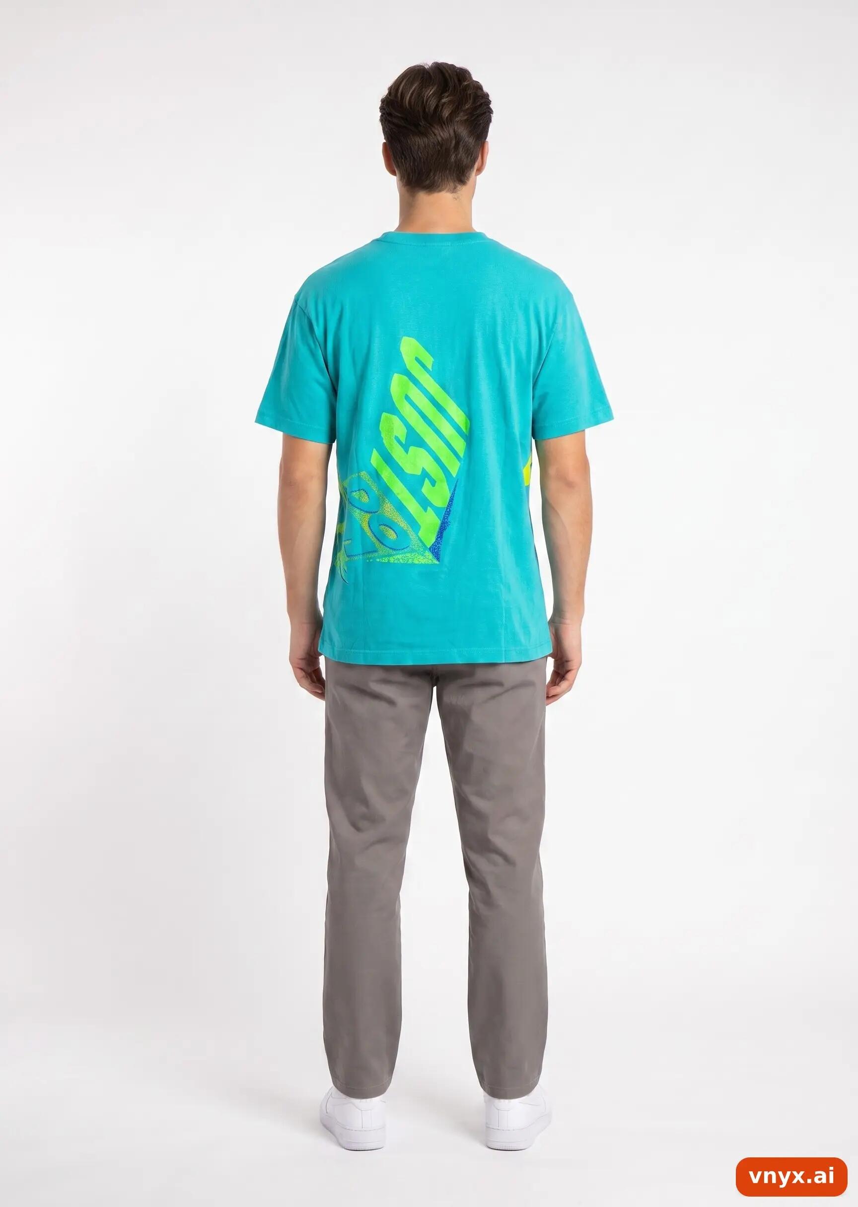 Second Life - Vintage Nike Turquoise T-Shirt Men L 4/5