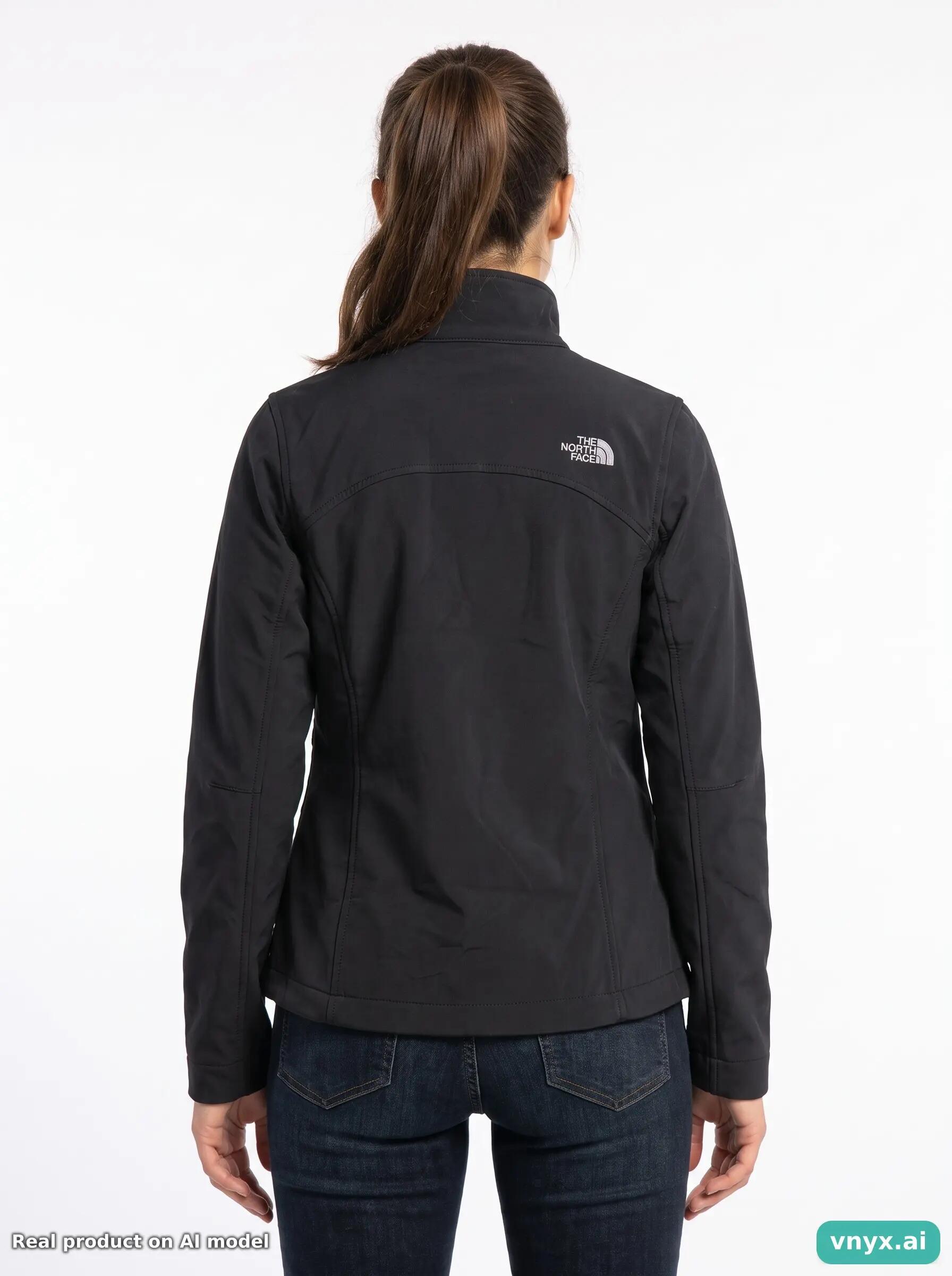 Second Life - Vintage The North Face Black Outdoor Jackets Women M 4/5