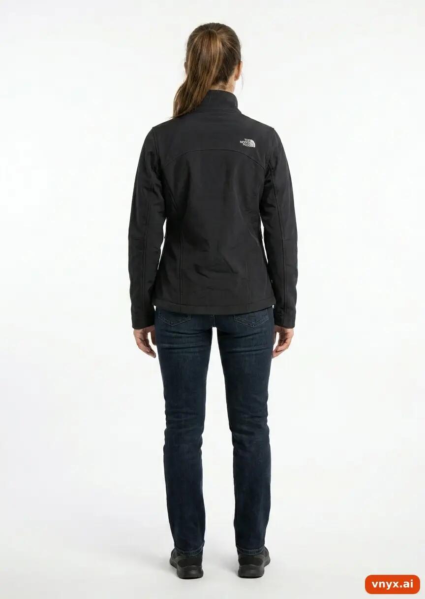 Second Life - Vintage The North Face Black Outdoor Jackets Women M 3/5
