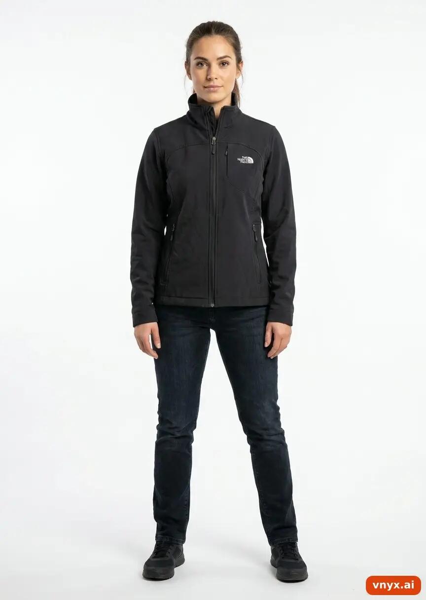Second Life - Vintage The North Face Black Outdoor Jackets Women M 2/5