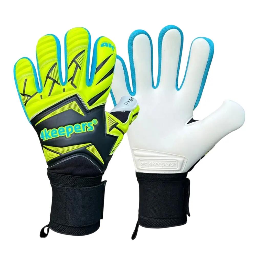 "Force V5.25 Wave" TorhüterHandschuhe für Kinder Grün/Blau 3/3