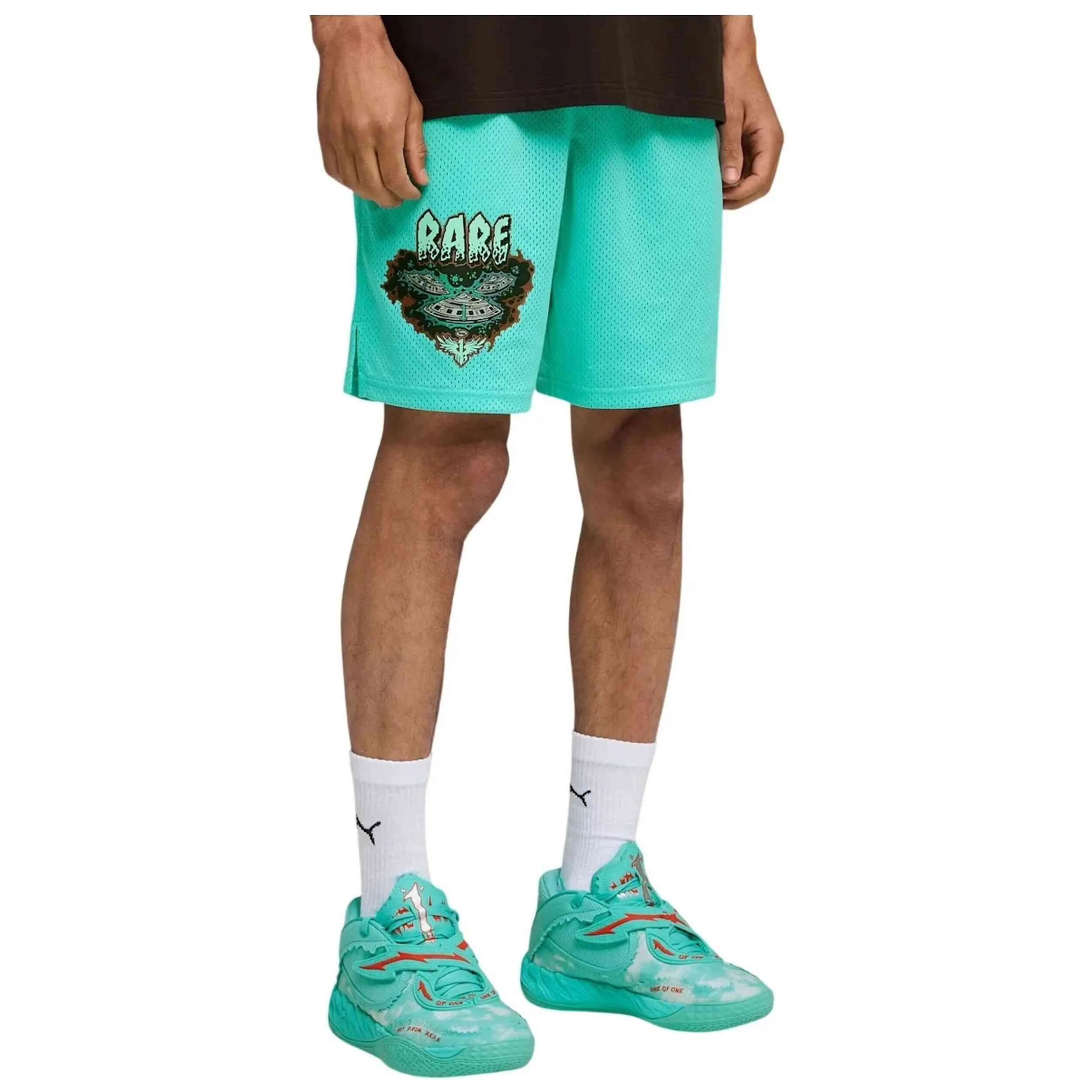 Pantalon corto Puma modelo Rare "Aquatic" para hombre 5/5