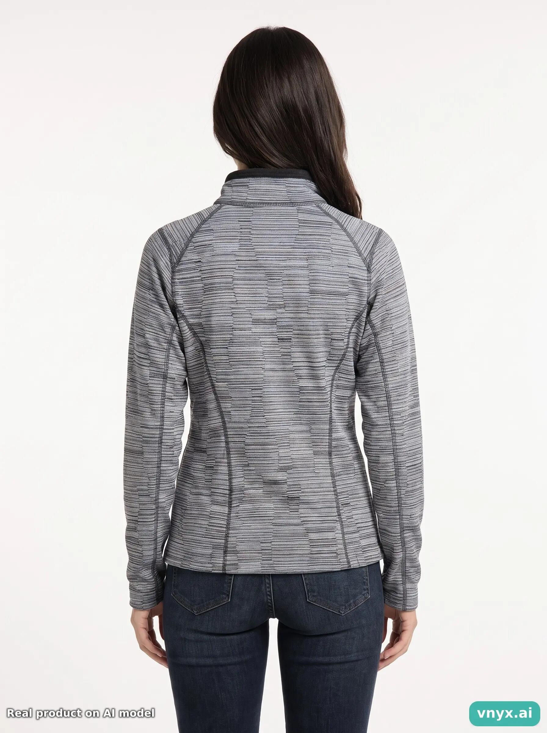 Second Life - Vintage The North Face Grey Fleece Pullover Women M 4/5