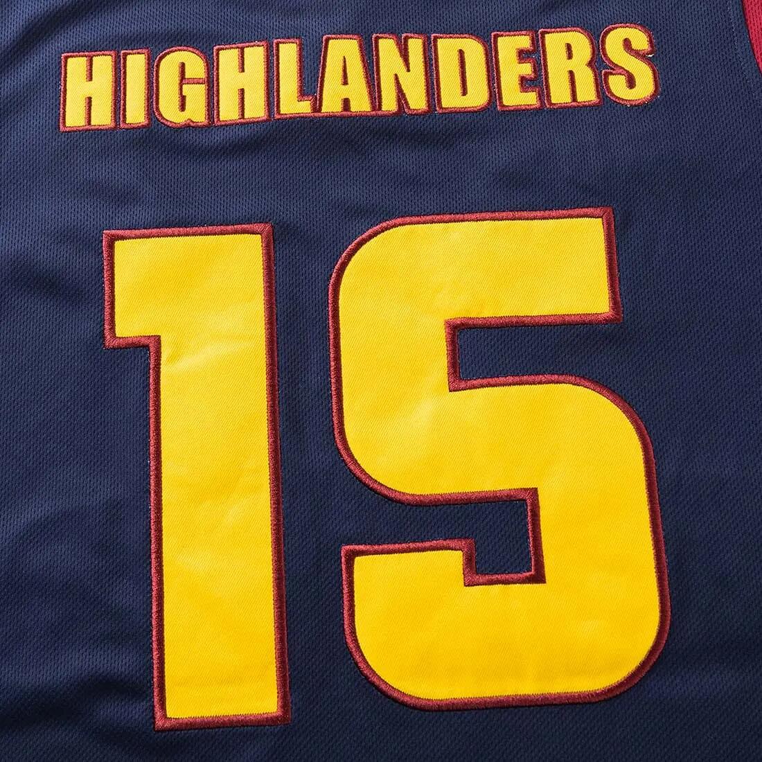 Basketball Supporter Highlanders Super Rugby Singlet - Men's 8/10