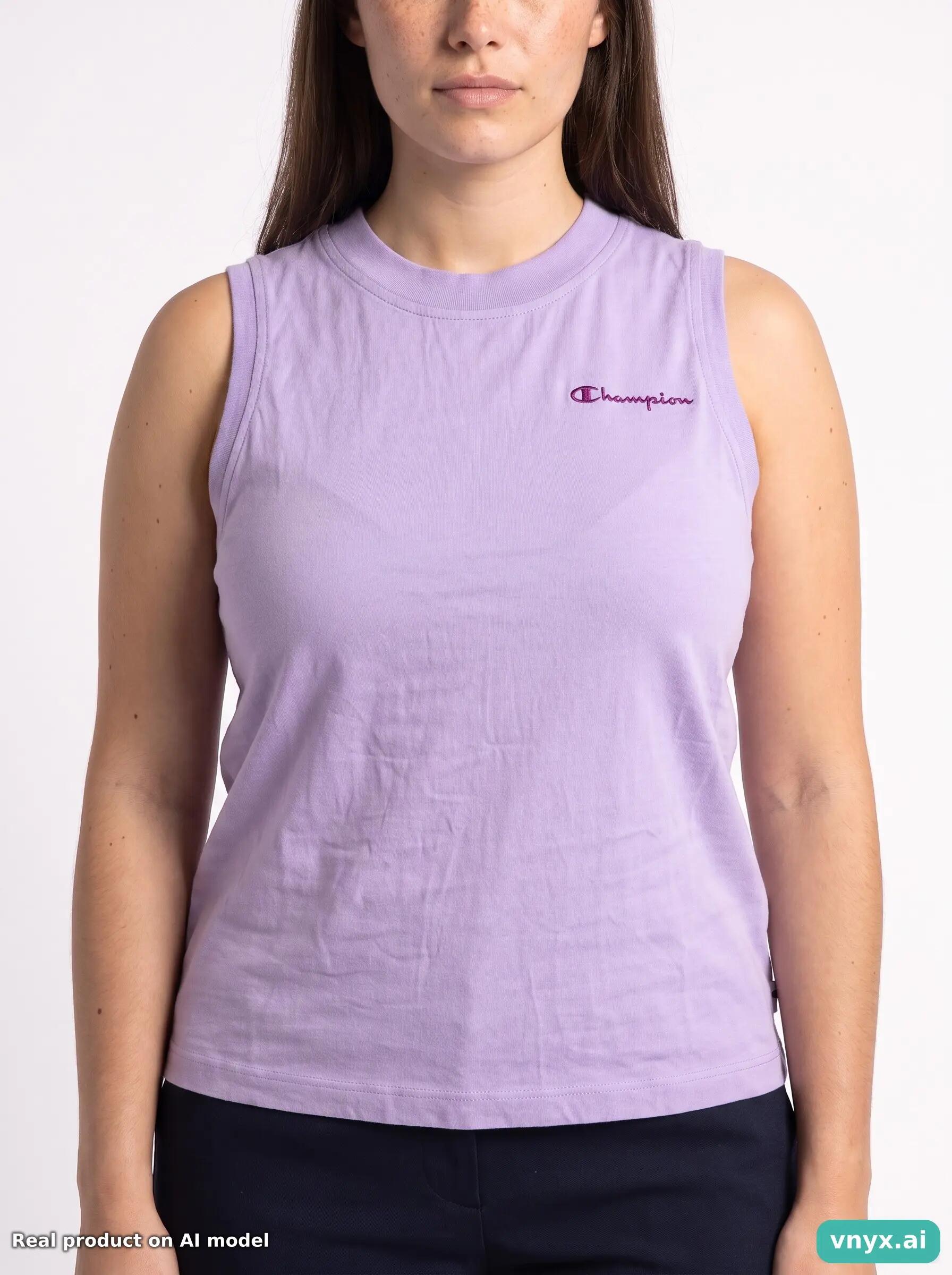 Second Life - Vintage Champion Lilac Top Women L 5/5