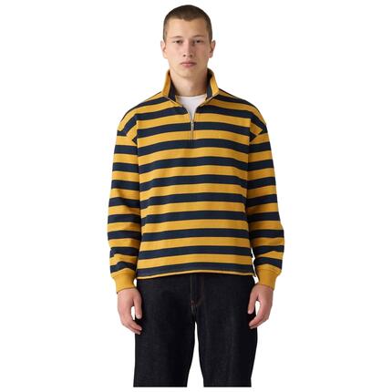Sweat Levi'S modèle Cameron Quarter-zip "Pollard Stripe Navy Blazer - pour homme