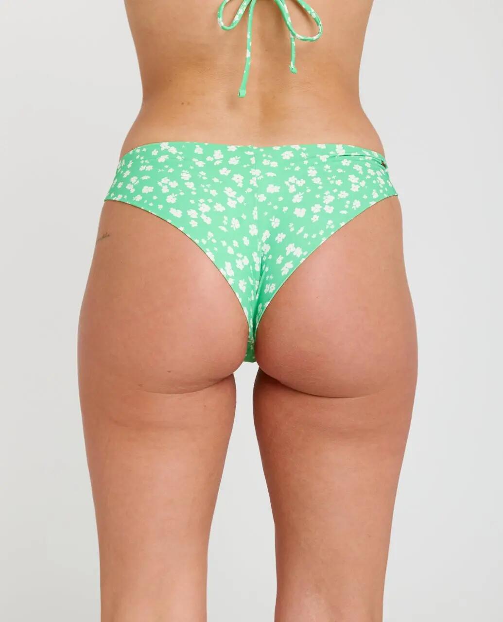 Cueca de biquíni Mulher culotte Molokaï - Light Green 3/6
