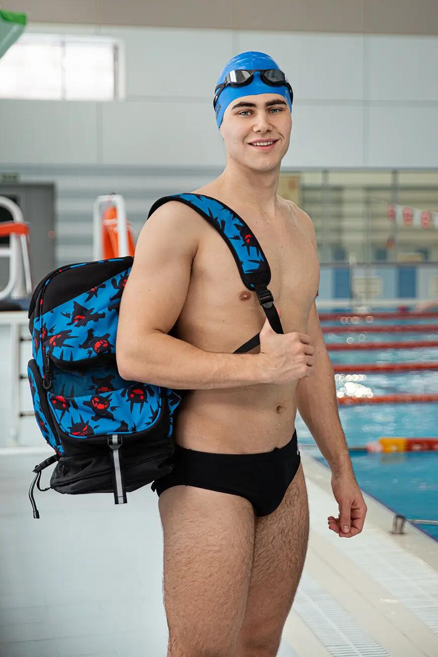 Unisex - schwimmen - rucksack - 36 l, laptopfach bis 15 zoll - mad team 6/6