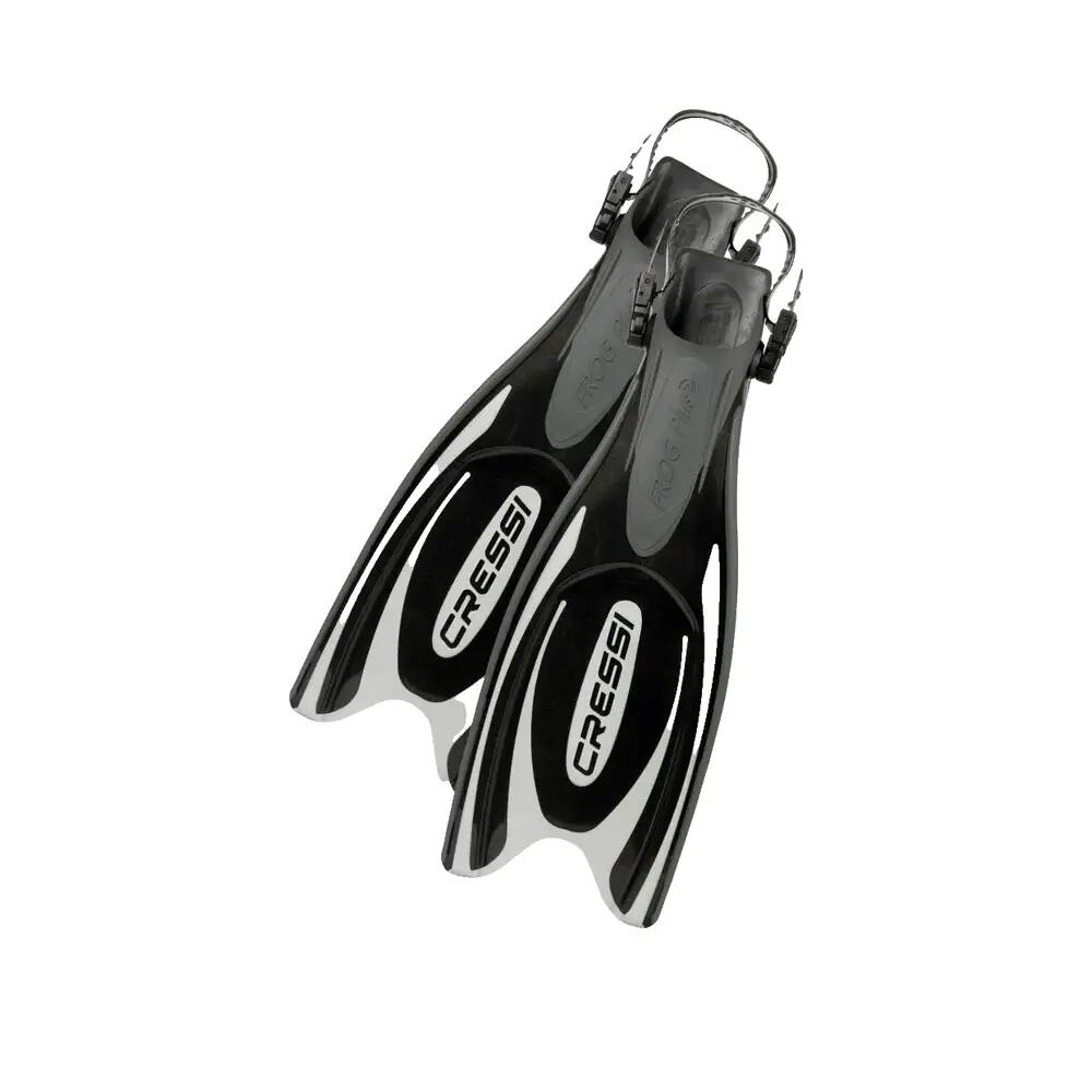 Palas Cressi Frog Plus Negras/Prateadas 3/3
