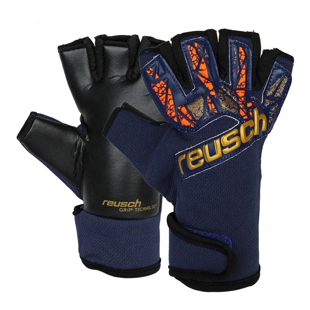 Guantes de Portero Fútbol Sala para Adultos Unisex Marino 3/3