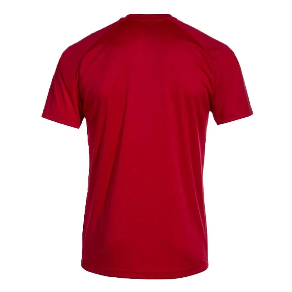 Maglietta A Strisce Maniche Corte Uomo Joma Pro Team Rosso 2/4