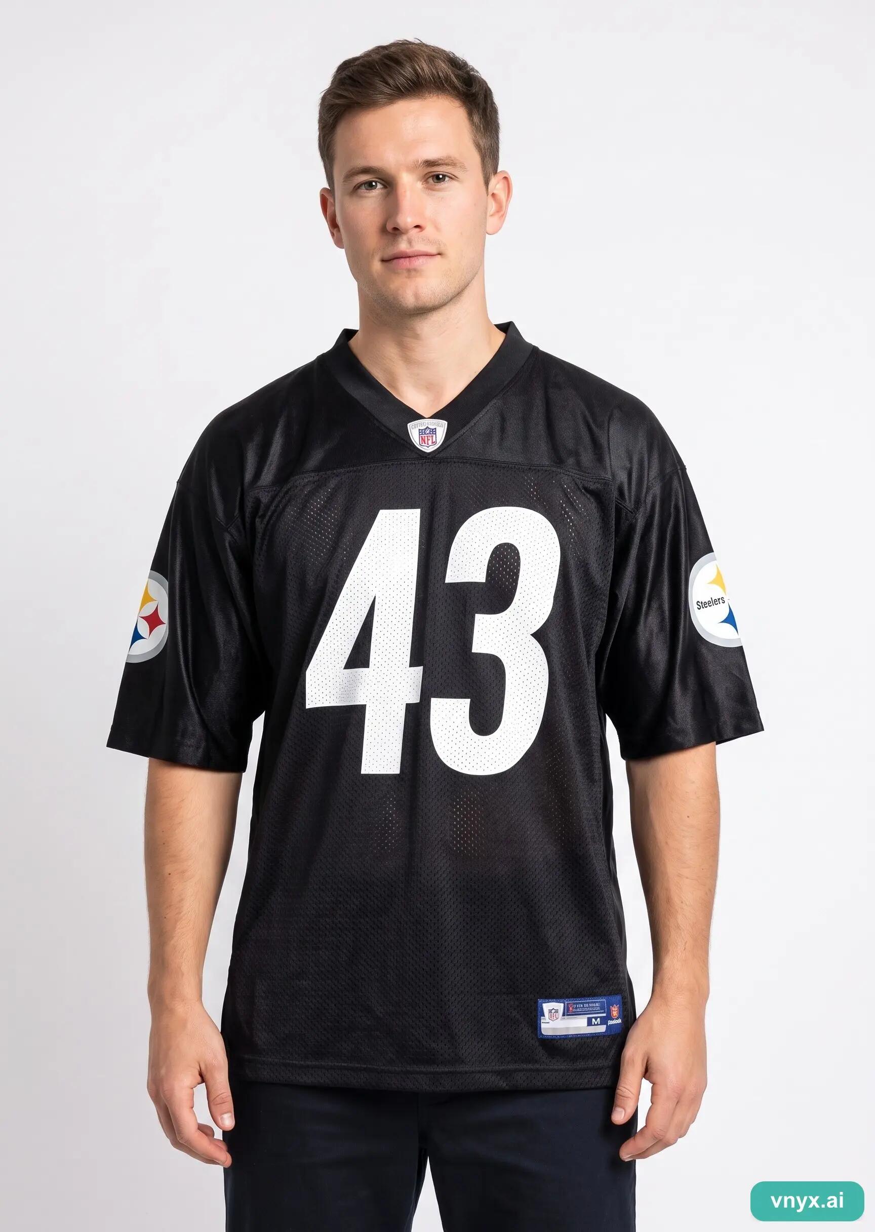 Second Life - Vintage NFL Black Sports T-shirt Men L 5/5