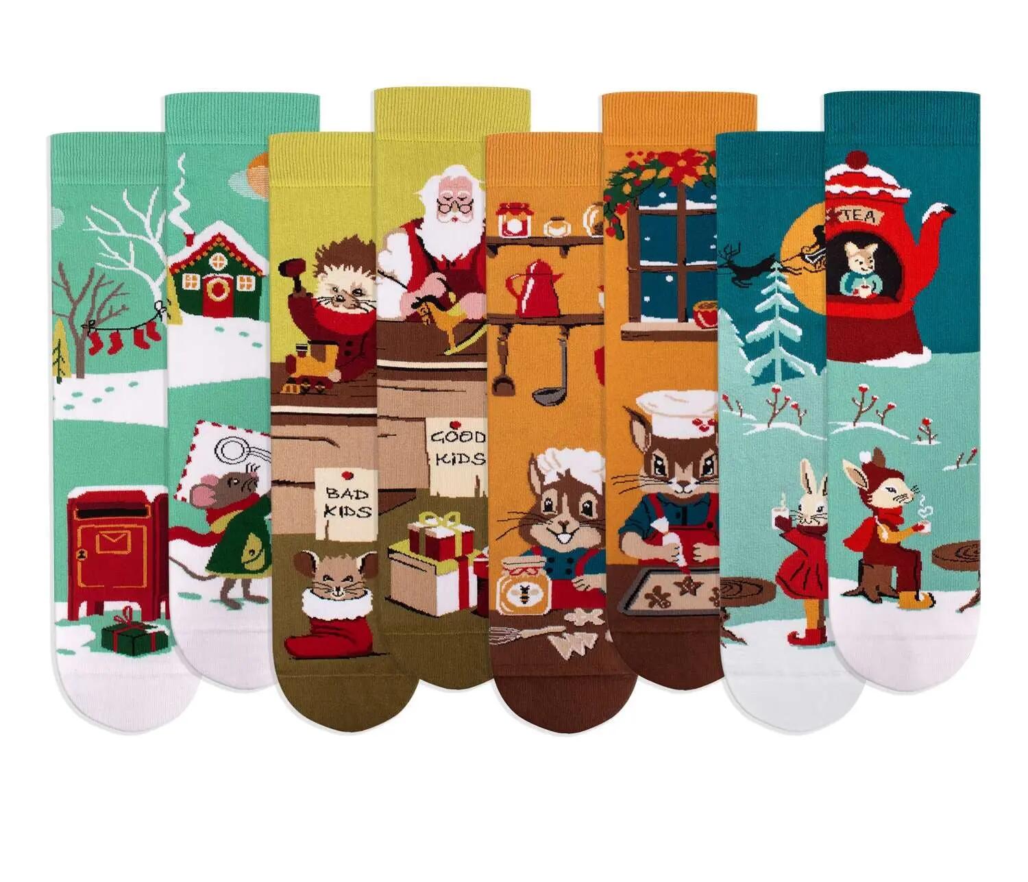 Cutie cu 4 perechi de șosete Arty Socks Poveste de Crăciun 3/6