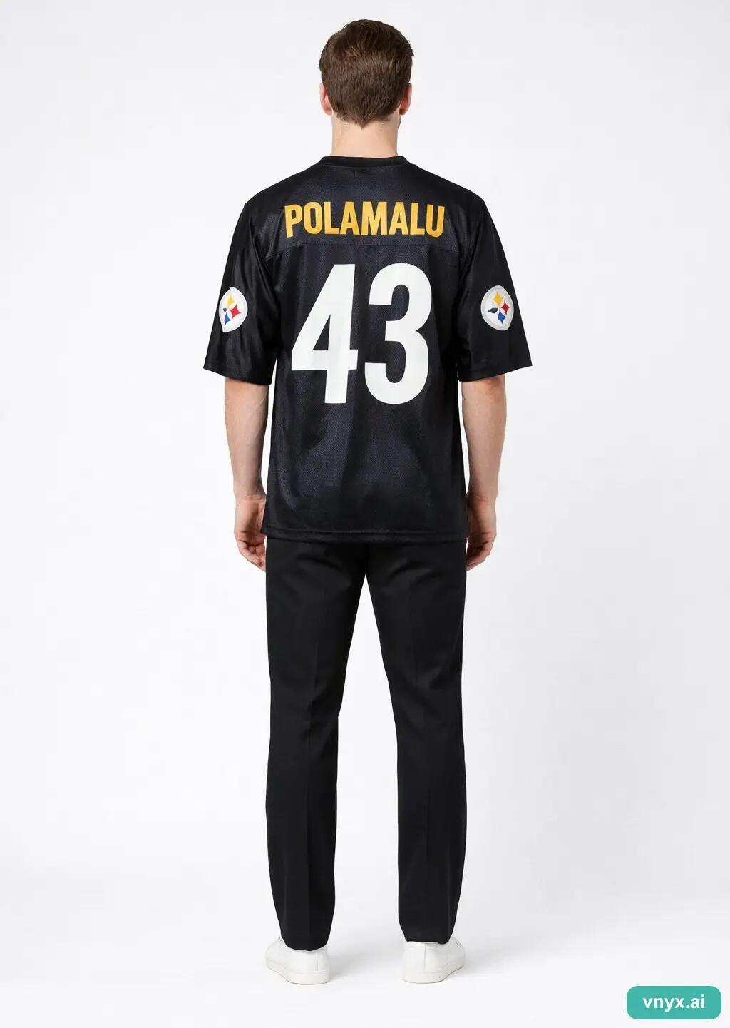 Second Life - Vintage NFL Black Sports T-shirt Men L 4/5