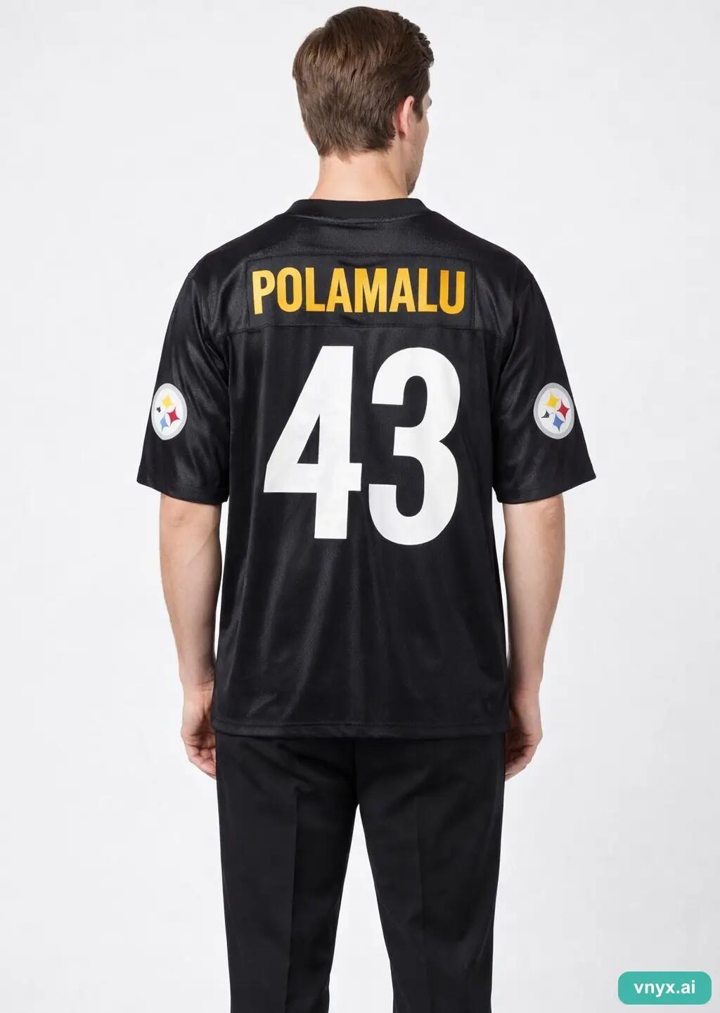Second Life - Vintage NFL Black Sports T-shirt Men L 2/5