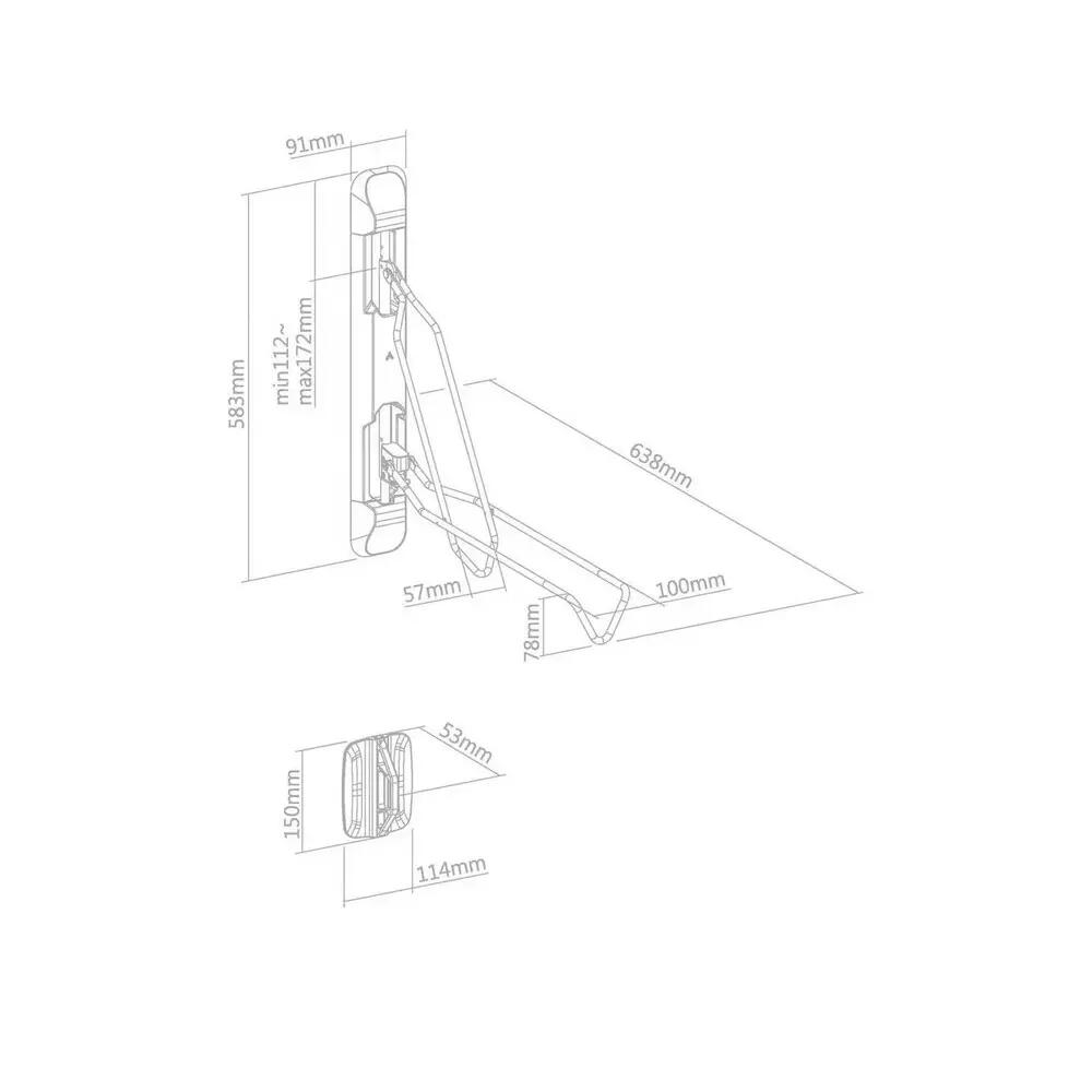 Wieszak rowerowy CONTEC SmART Fold 4/4