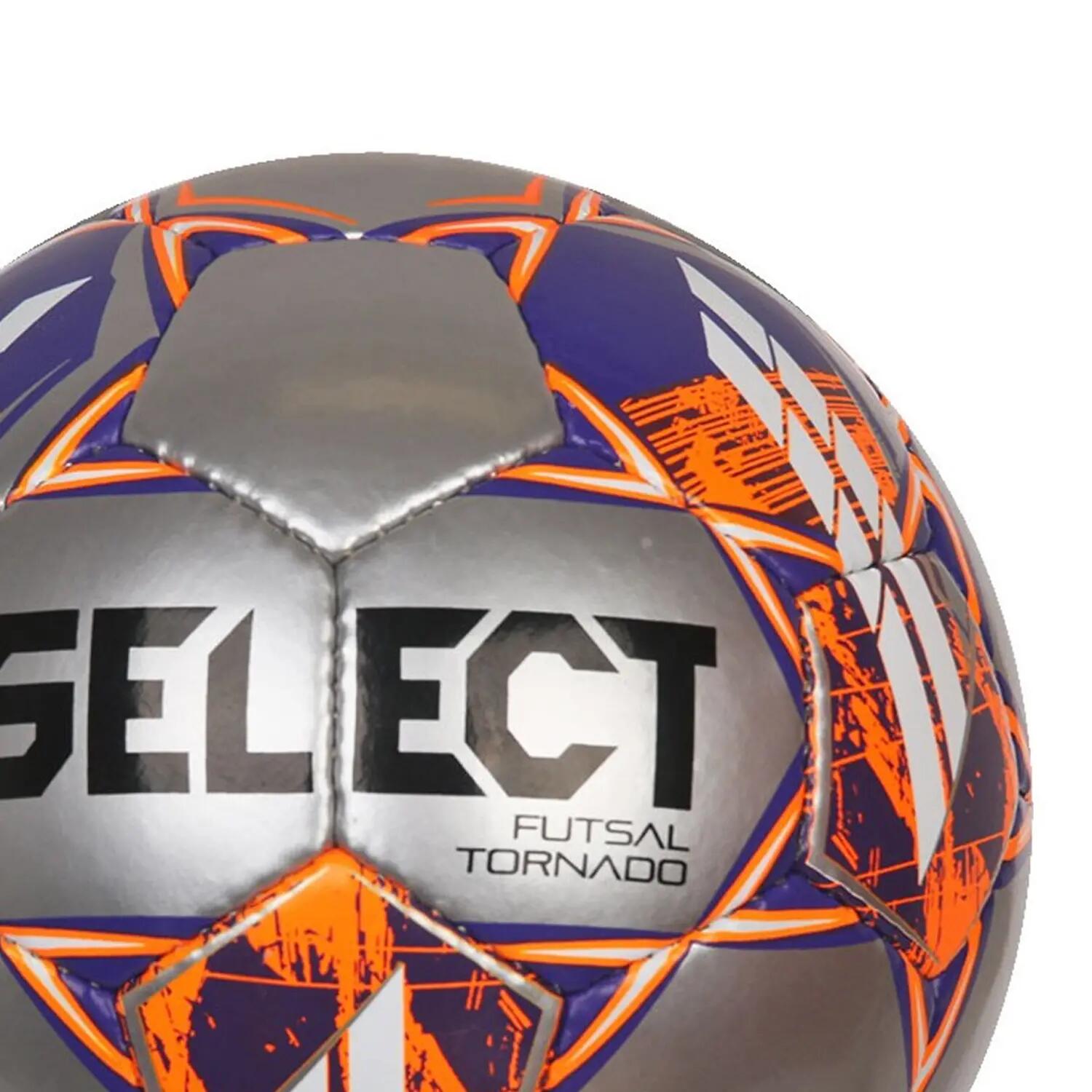 Pallone Da Calcio A Cinque Select Tornado Grigio 4 3/3
