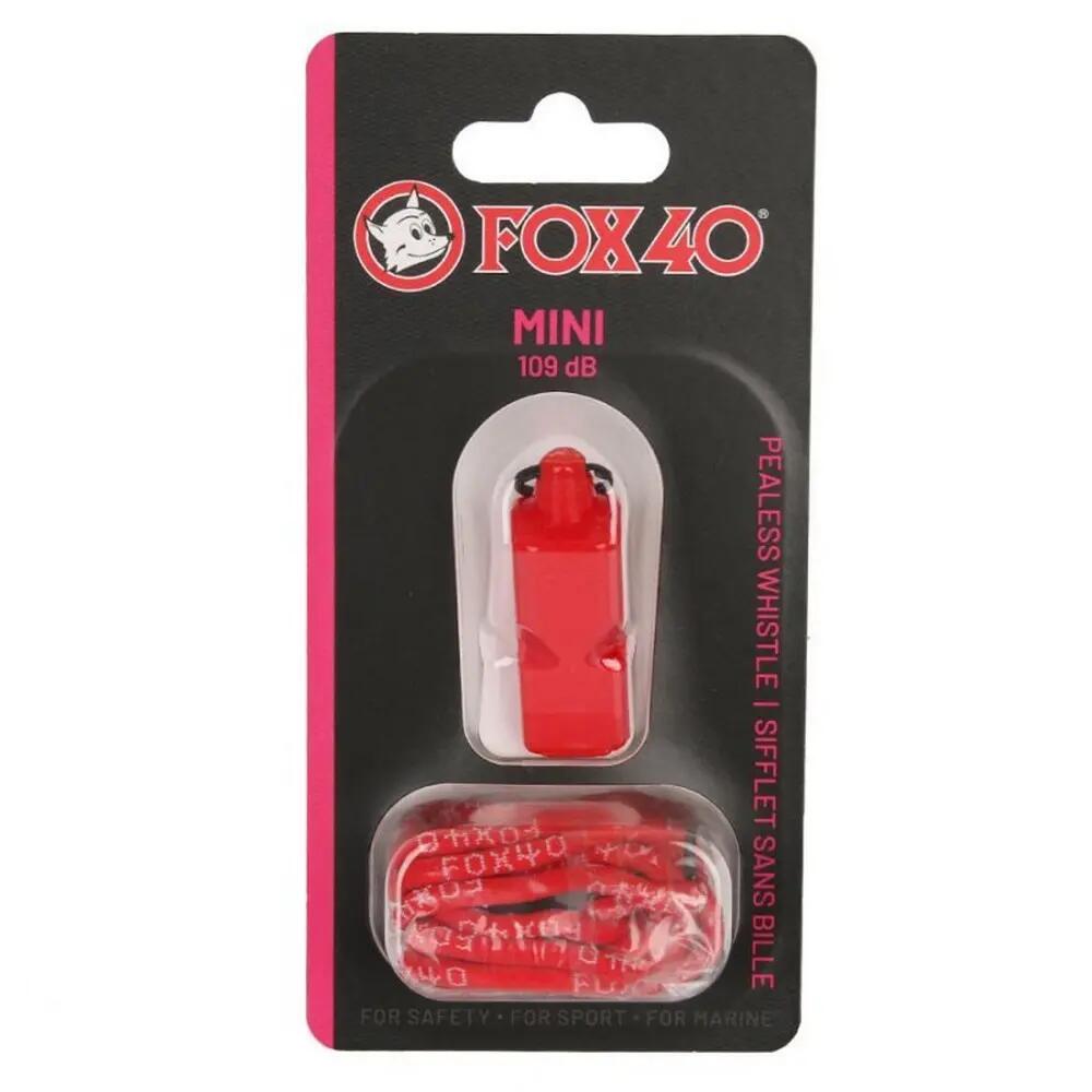 Silbato de Seguridad Mini Rojo 2/2