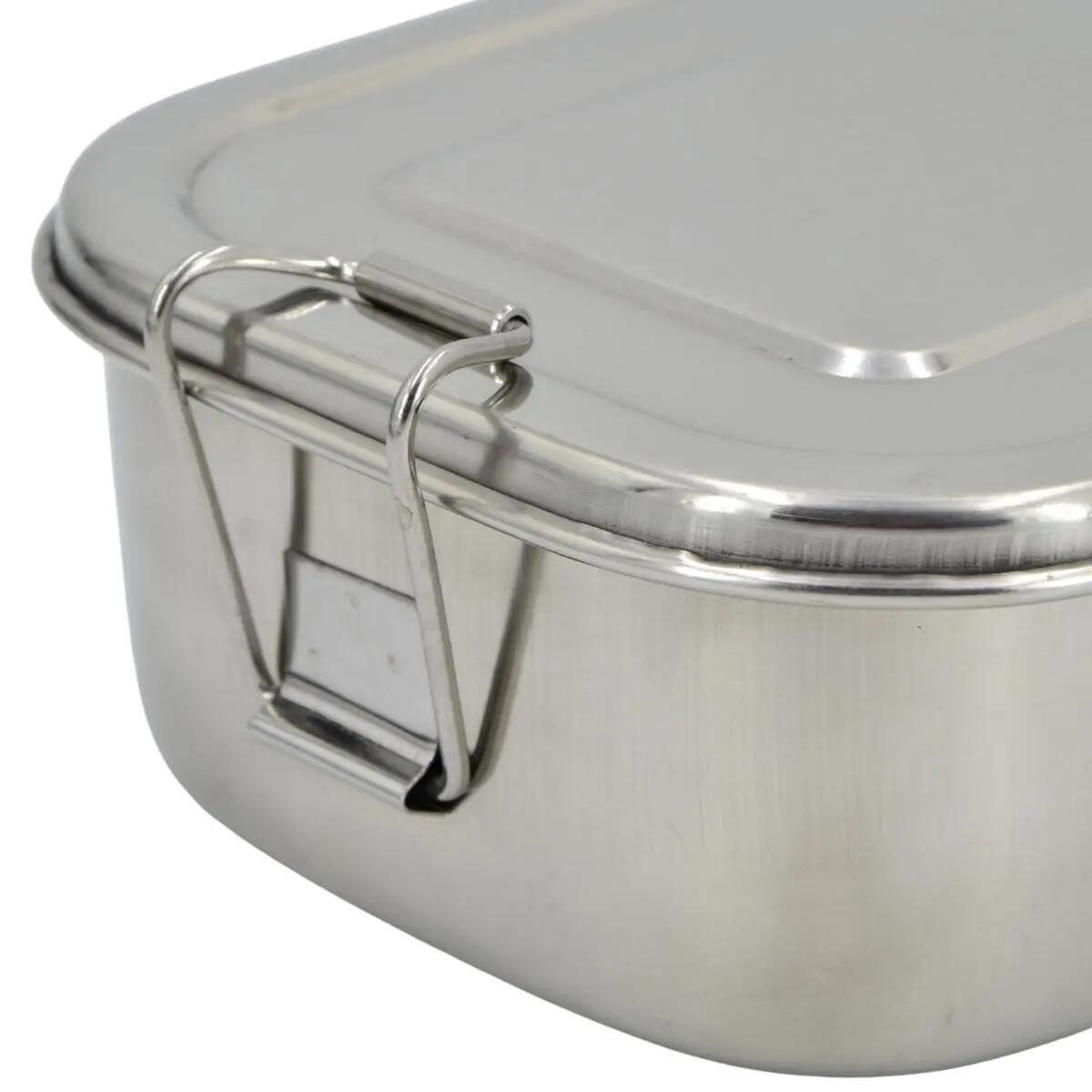 Lunchbox menażka stal nierdzewna 18X13x6,8cm 4/8