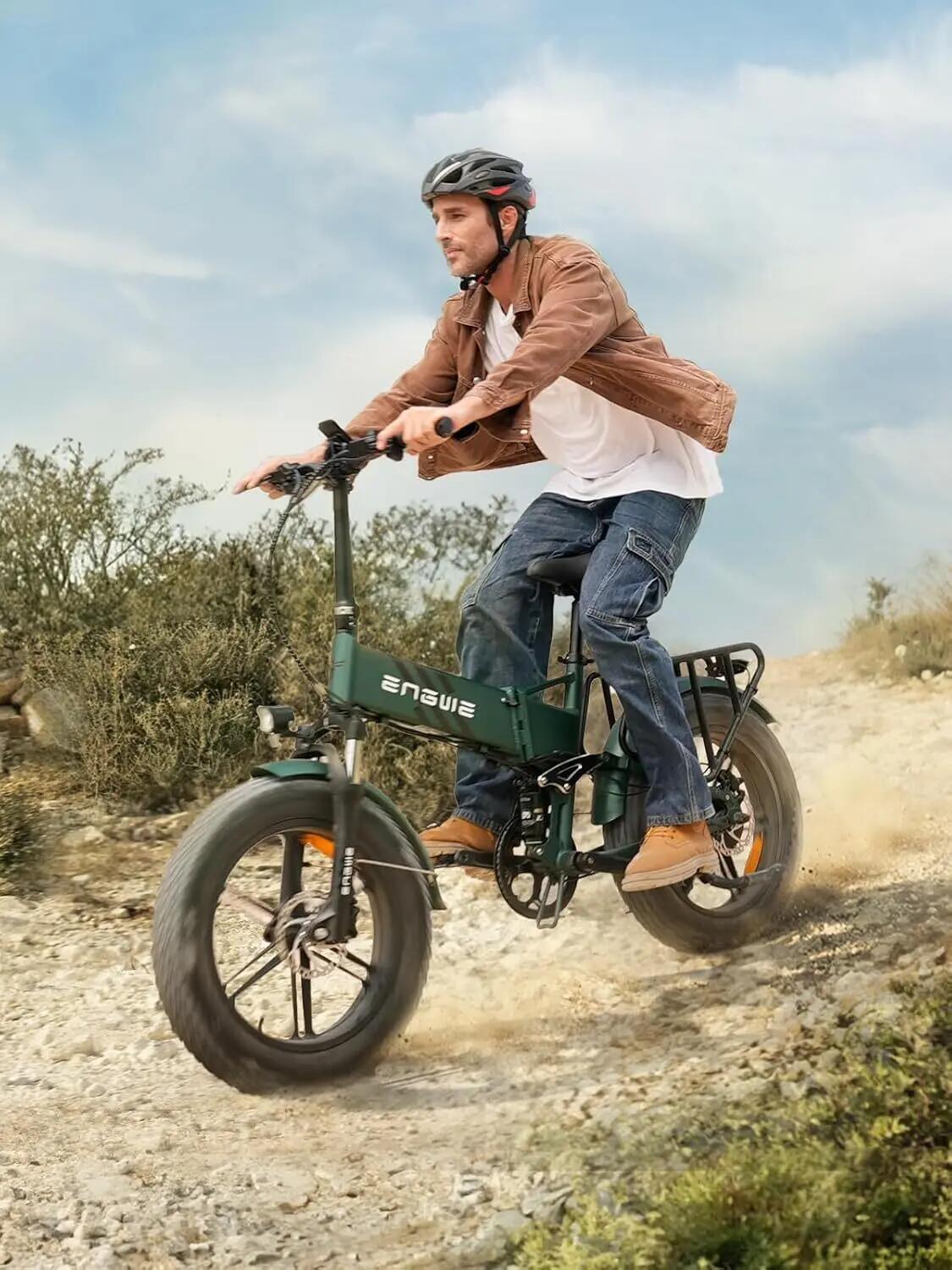 Skladací elektrický bicykel ENGWE Engine Pro 2.0 s batériou 48 V 16 Ah 5/6