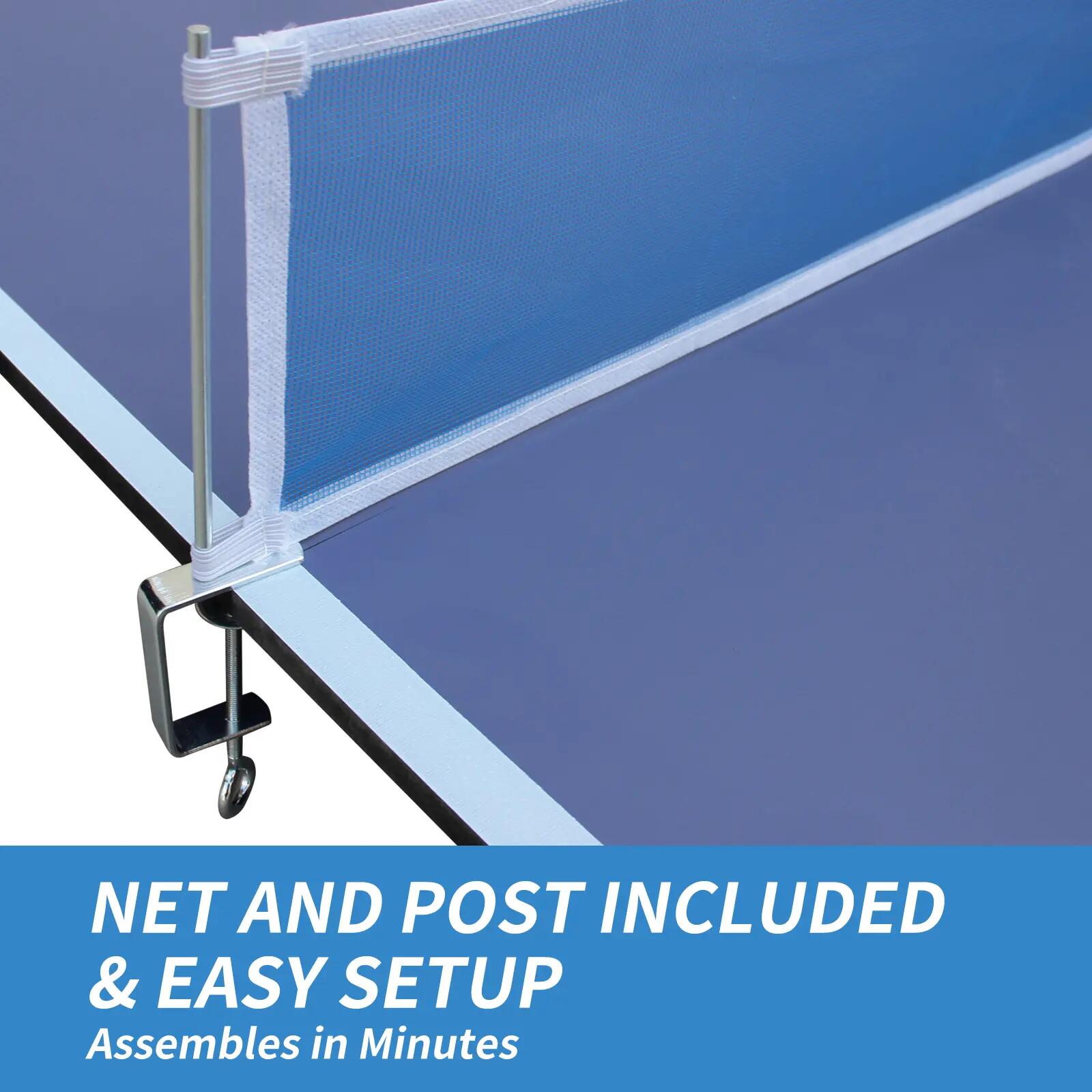 Plateau de table de ping-pong, 243,84 cm x 121,92 cm, usage domestique, pliable, 8/10