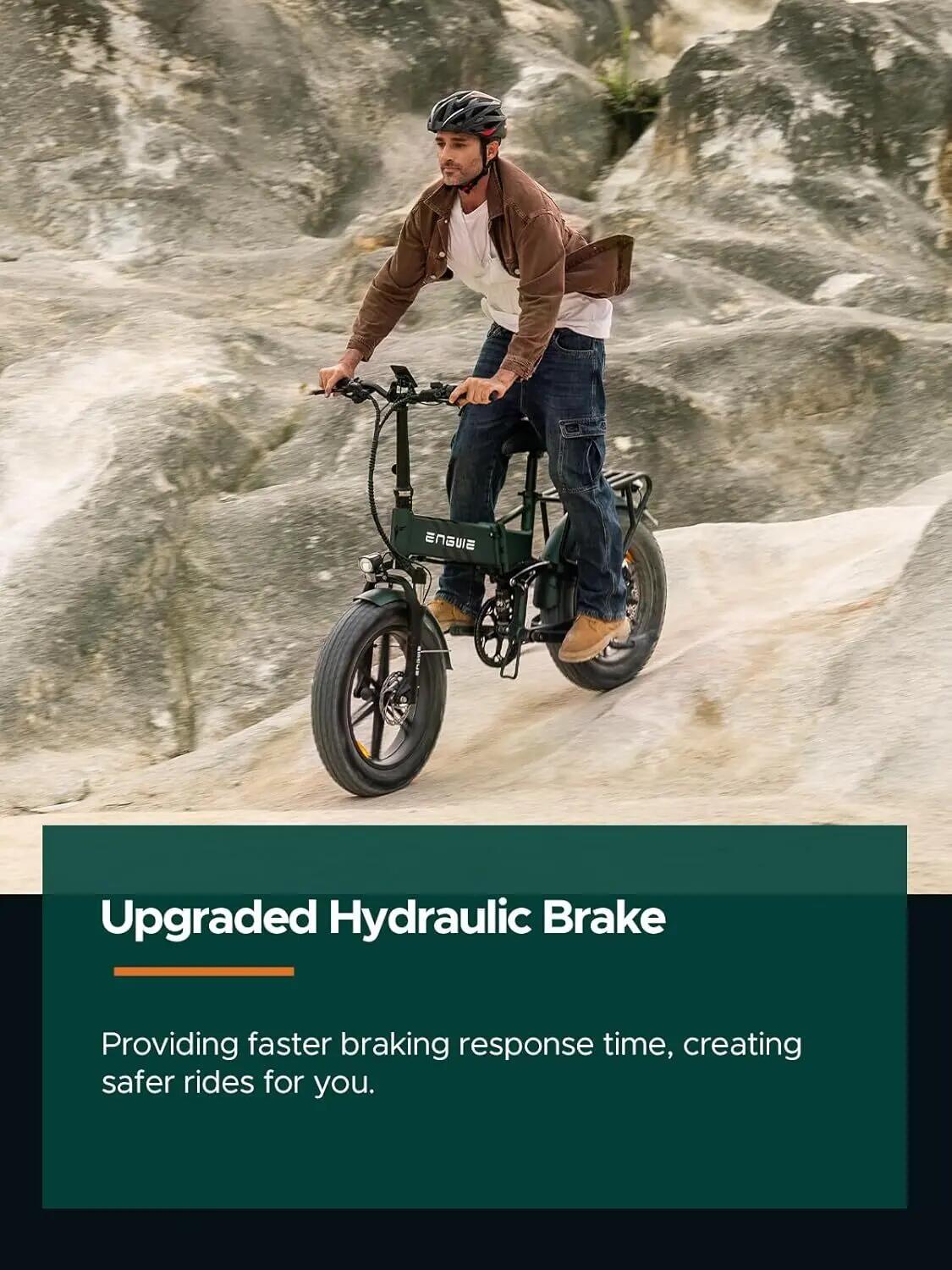 Skladací elektrický bicykel ENGWE Engine Pro 2.0 s batériou 48 V 16 Ah 4/6