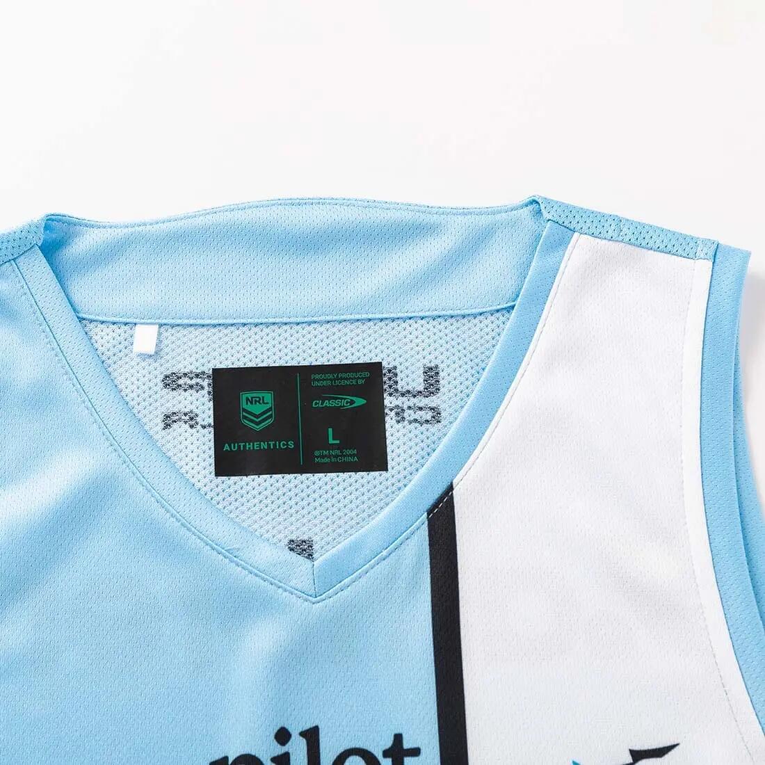 Sharks 2026 Nrl Pro Training Singlet Hellblau 8/10