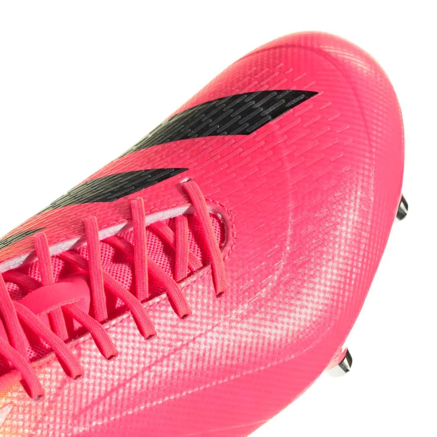 Chuteiras de rugby Adidas Adizero RS15 Ultimate SG Rosa e amarelo 8/8