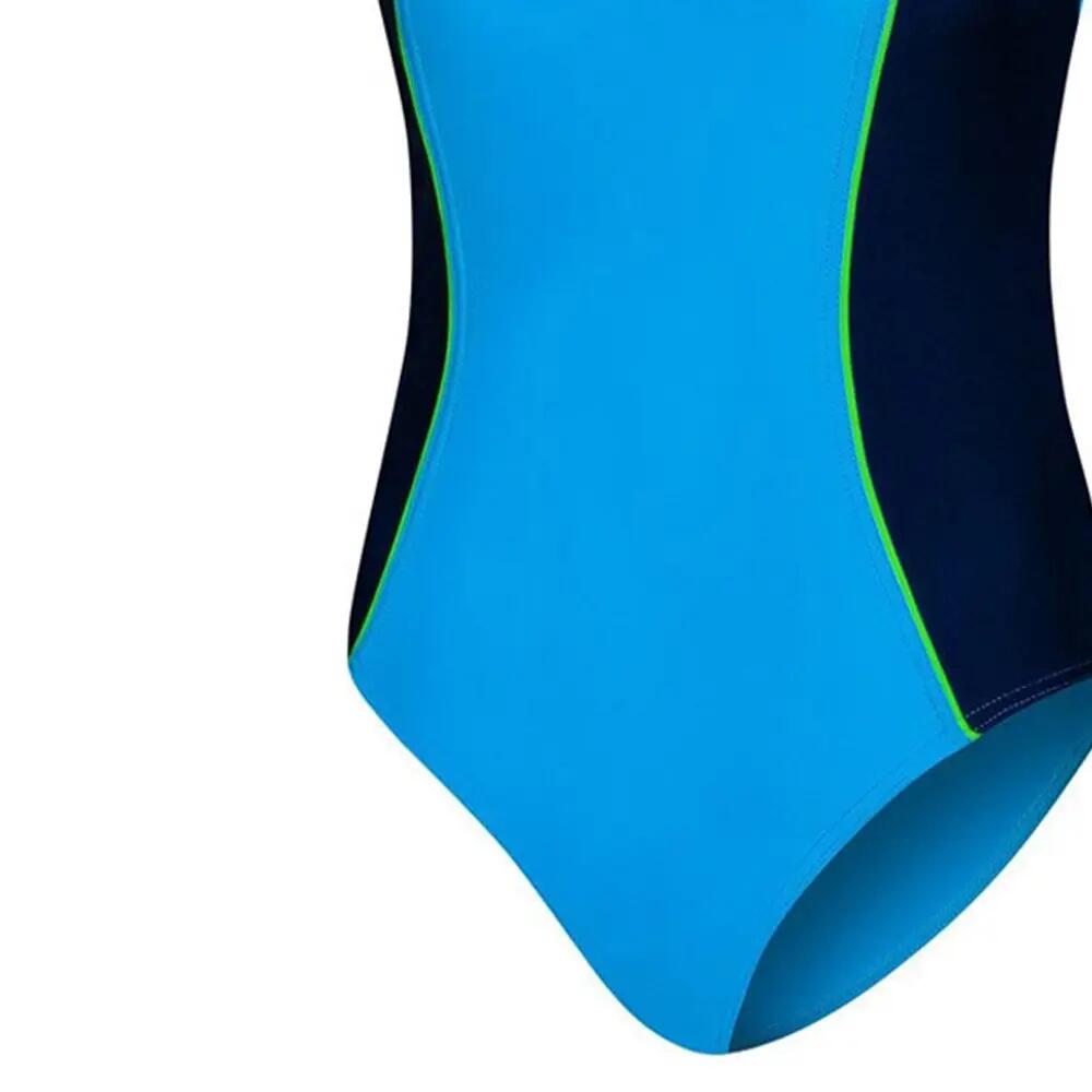 Costume Da Bagno Intero Blocchi Di Colore Ragazze Aqua Speed Luna Blu 4/4