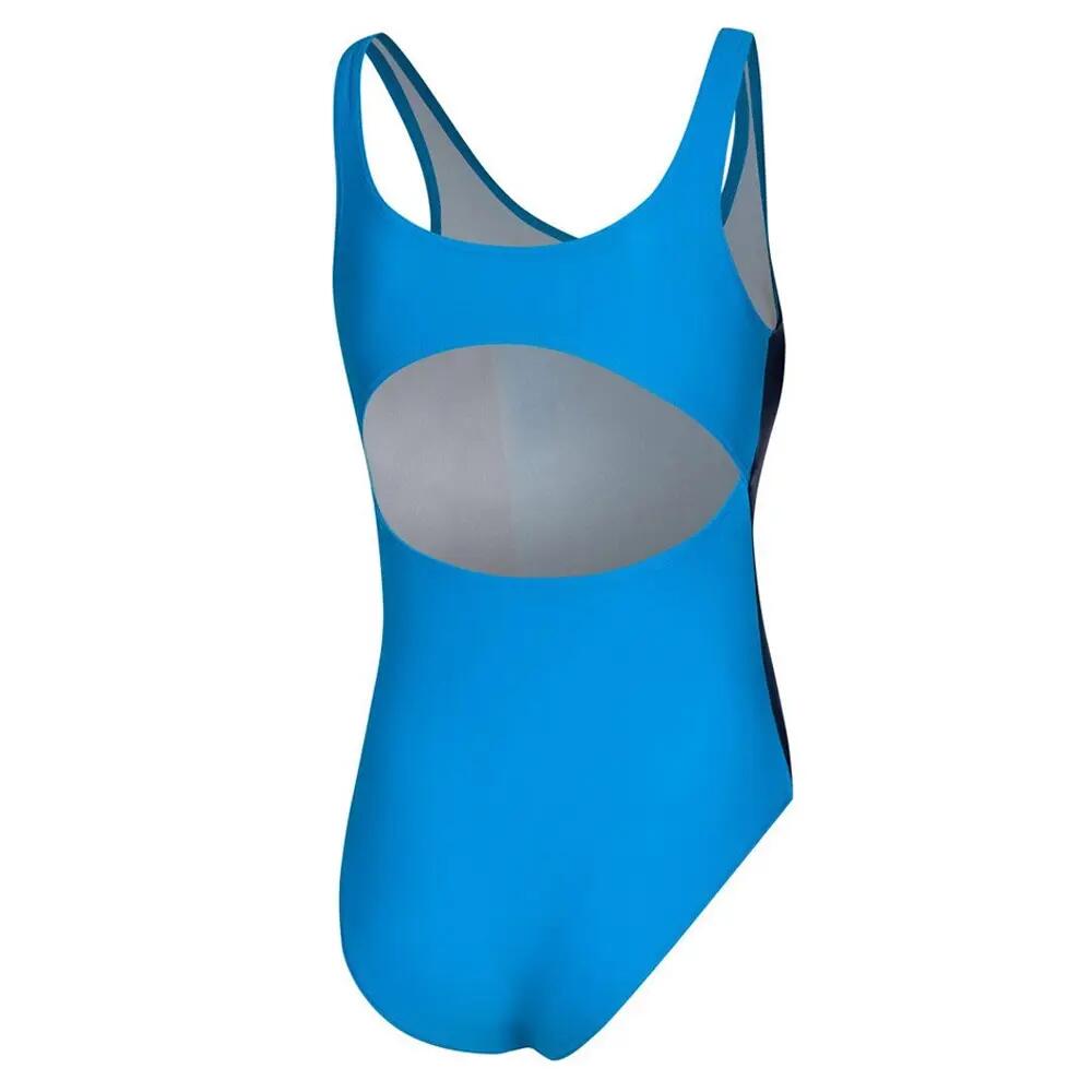 Costume Da Bagno Intero Blocchi Di Colore Ragazze Aqua Speed Luna Blu 2/4