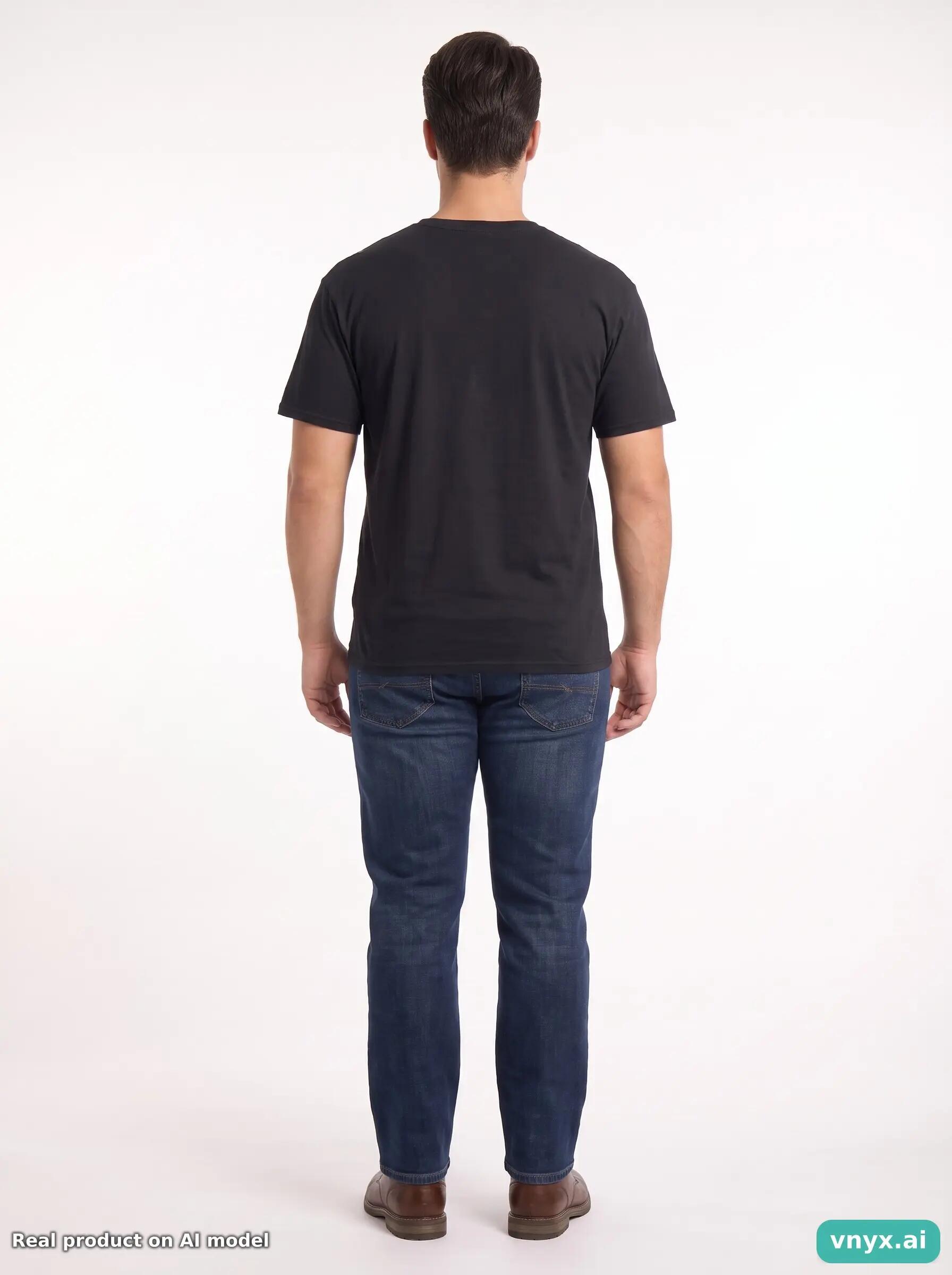 Second Life - Vintage Fruit of the Loom Black T-Shirts Men L 4/5