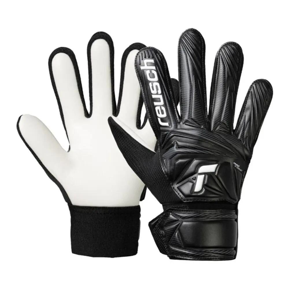 Guanti Da Portiere Bambini Reusch Attrakt Starter Solid Nero 4/4