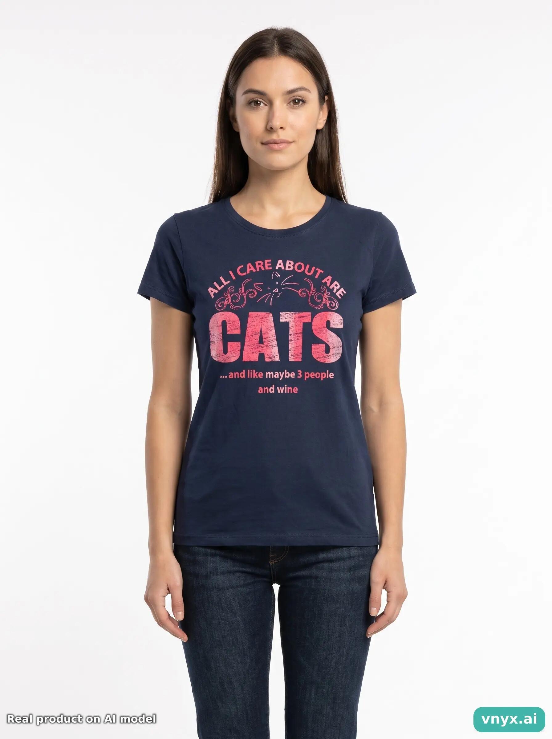 Second Life - Vintage Fruit of the Loom Navy T-Shirts Women M 1/5