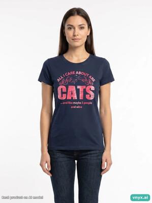 Second life - vintage fruit of the loom navy t-shirts women m