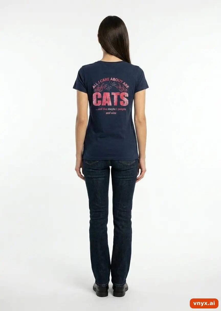 Second Life - Vintage Fruit of the Loom Navy T-Shirts Women M 3/5