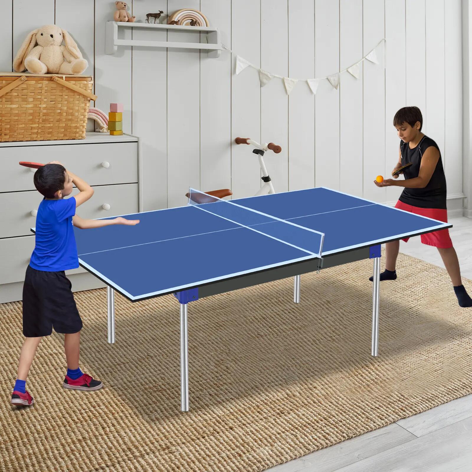 Plateau de ping-pong pliable 180,34 x 90,17 x 1,2 cm - pour familles, adultes et 8/10