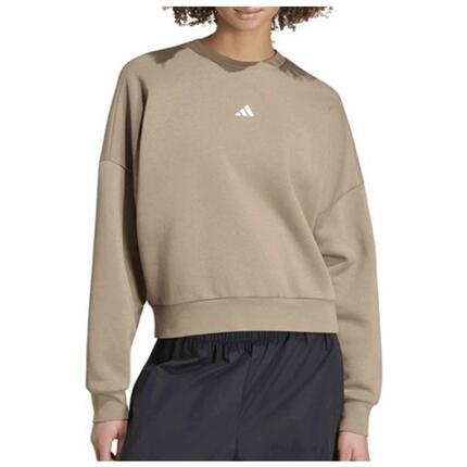 Sweat Adidas modèle Essentials Small Logo Feelcozy Sweatshirt "Khaki pour femmes
