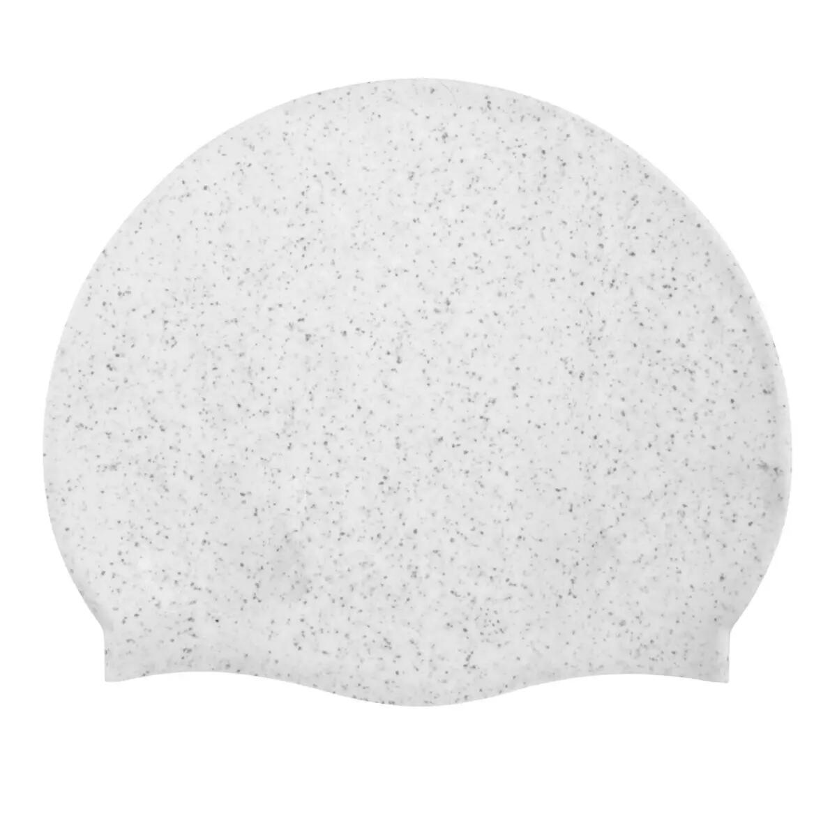Unisex Adult R Silicone Swim Cap (White) 2/3