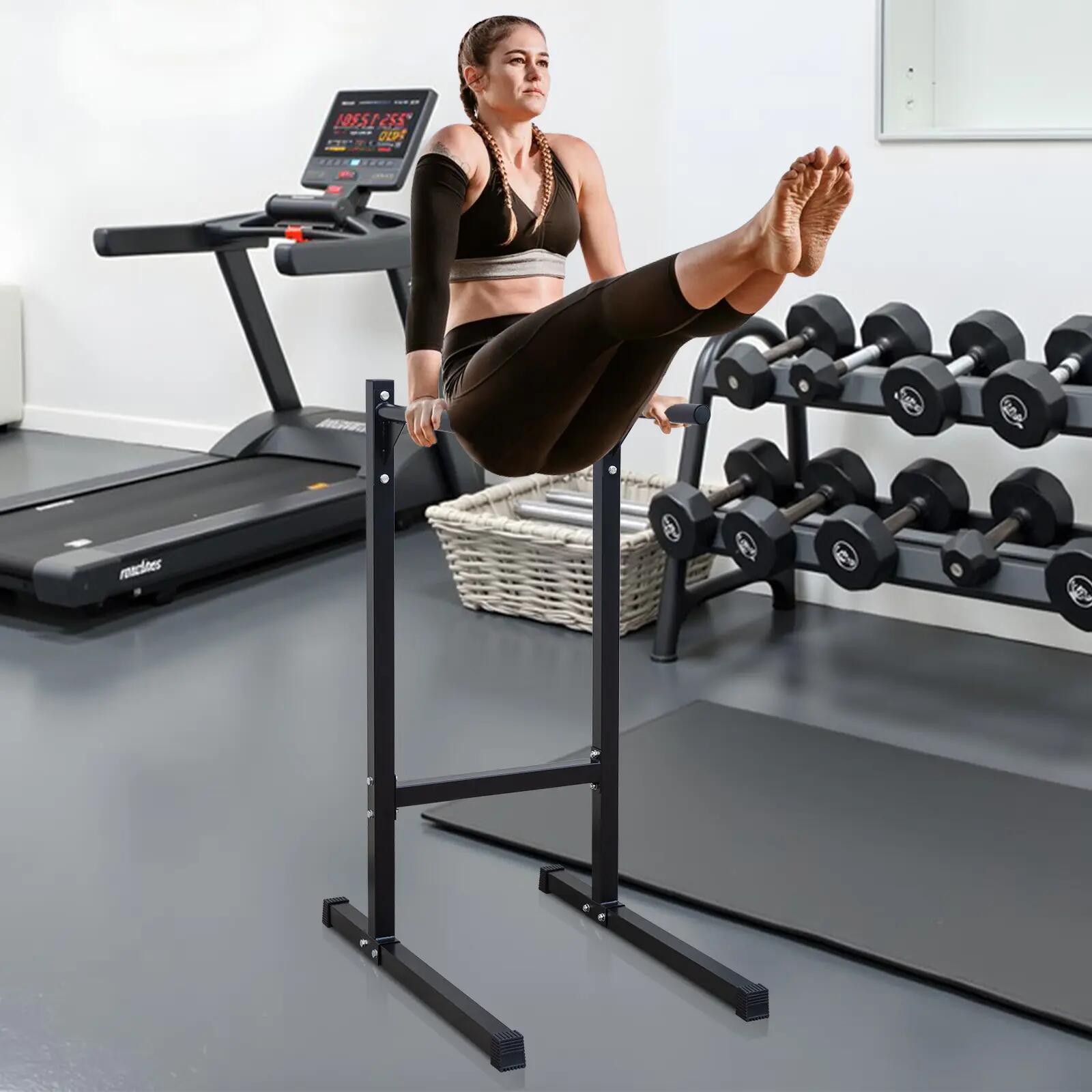 Station de dips, barre de dips robuste avec poignées en mousse pour salle de spo 7/7