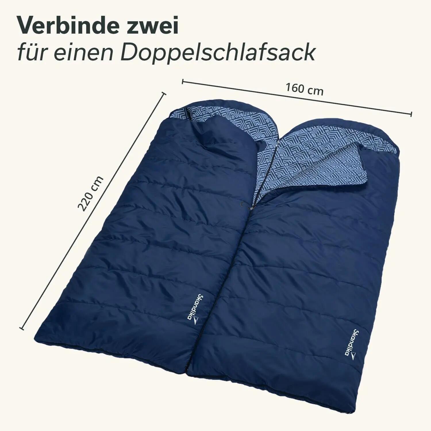 Skandika Deckenschlafsack Dundee Flanell 6/7