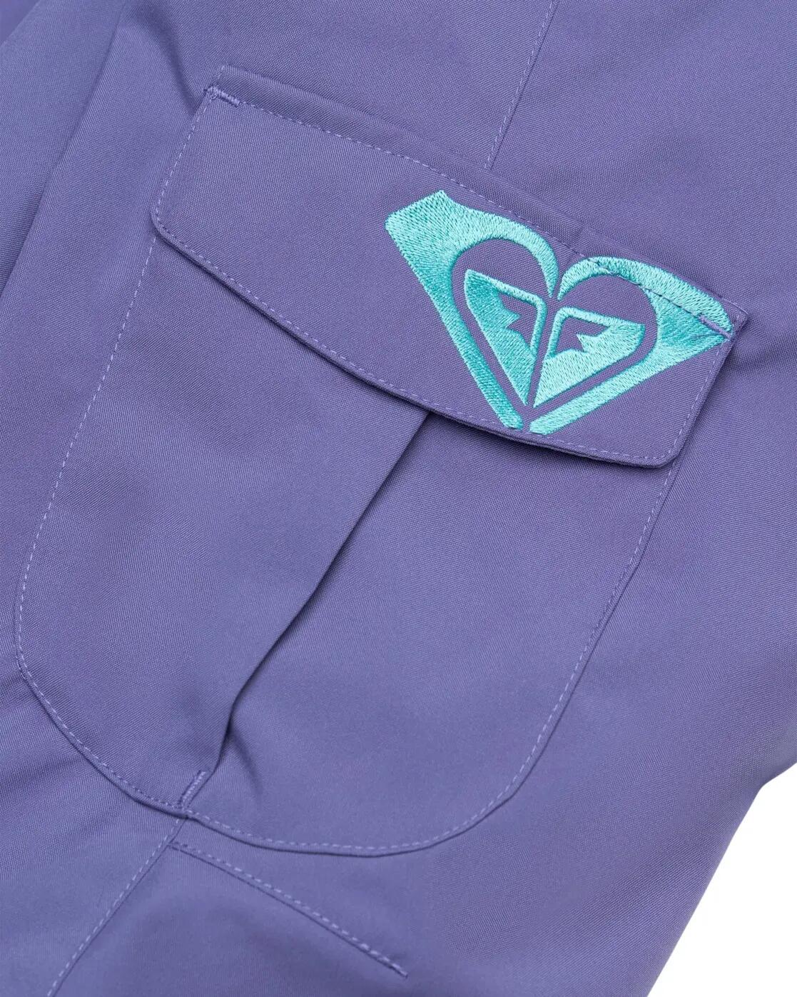 Funktionelle Schneelatzhose LOLA 10K Lila Mädchen 3/4
