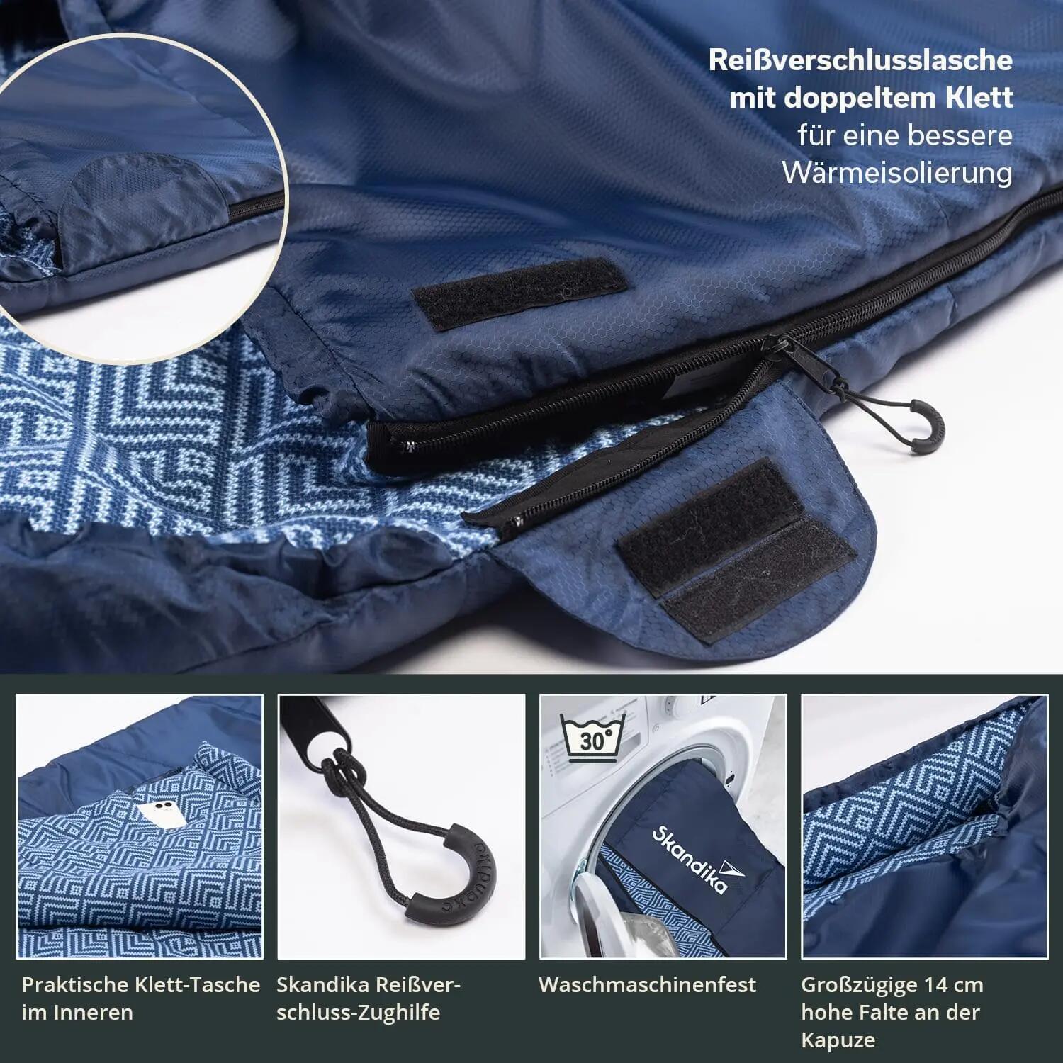 Skandika Deckenschlafsack Dundee Flanell 4/7