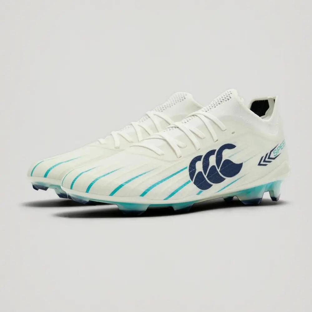 Chuteiras de rugby Canterbury Speed Falcon 2.0 Elite FG Brancas 9/9
