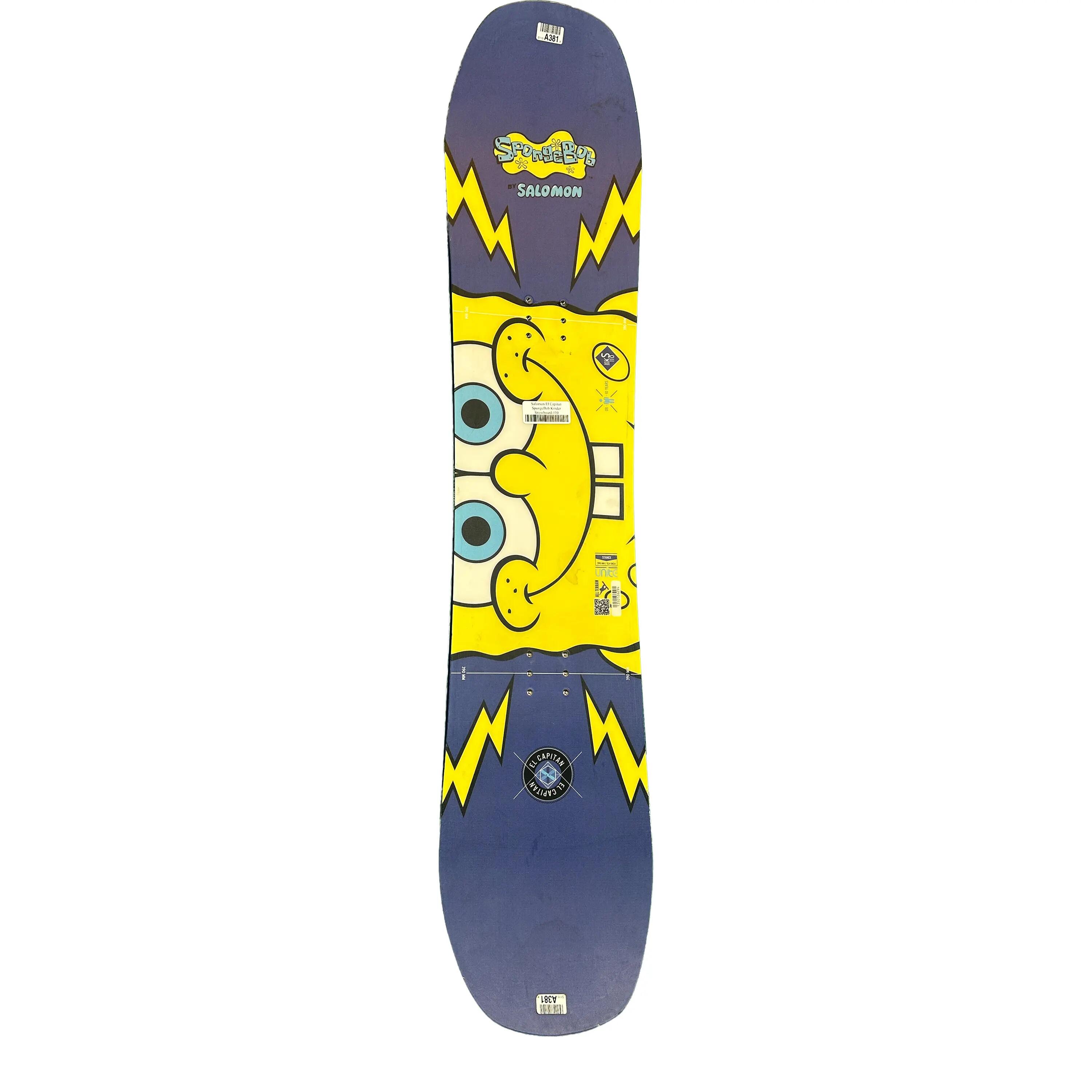 Salomon El Capitan SpongeBob Kinder Snowboard-110 4/5
