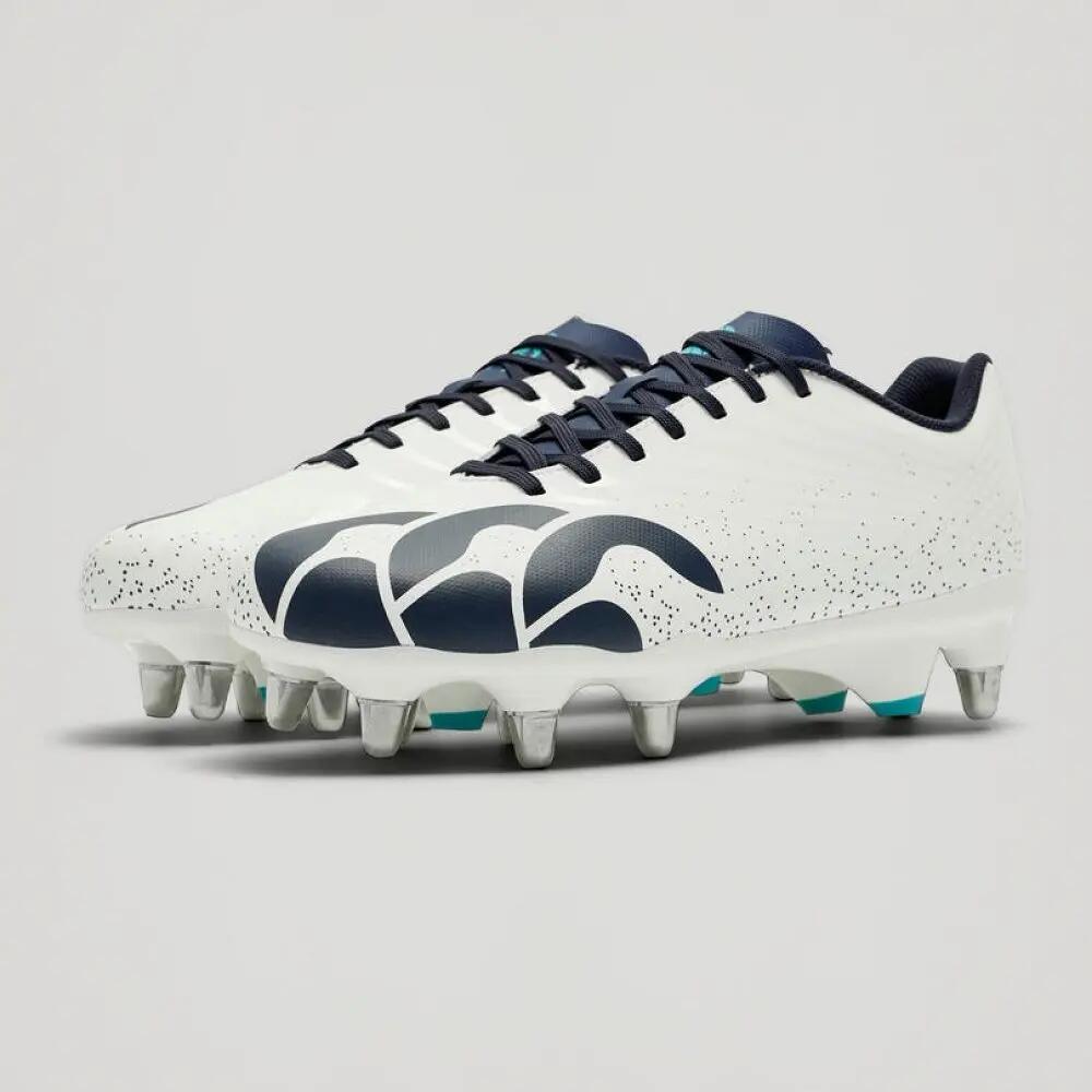 Canterbury Stampede Groundbreak Team SG Rugby Boots White / Black 9/9