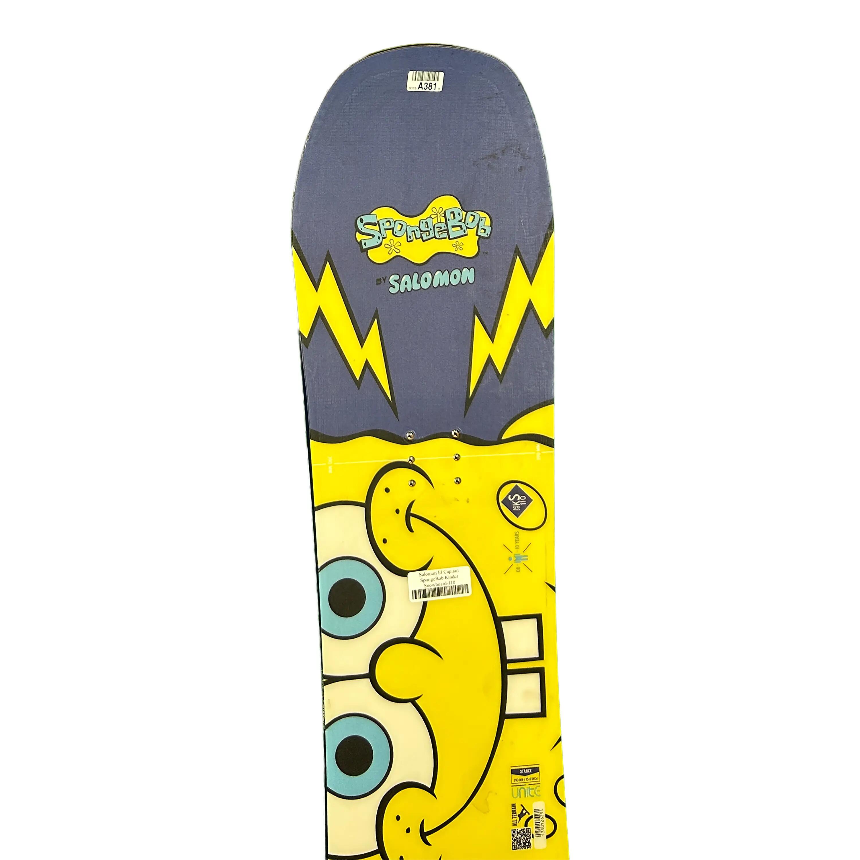 Salomon El Capitan SpongeBob Kinder Snowboard-110 3/5